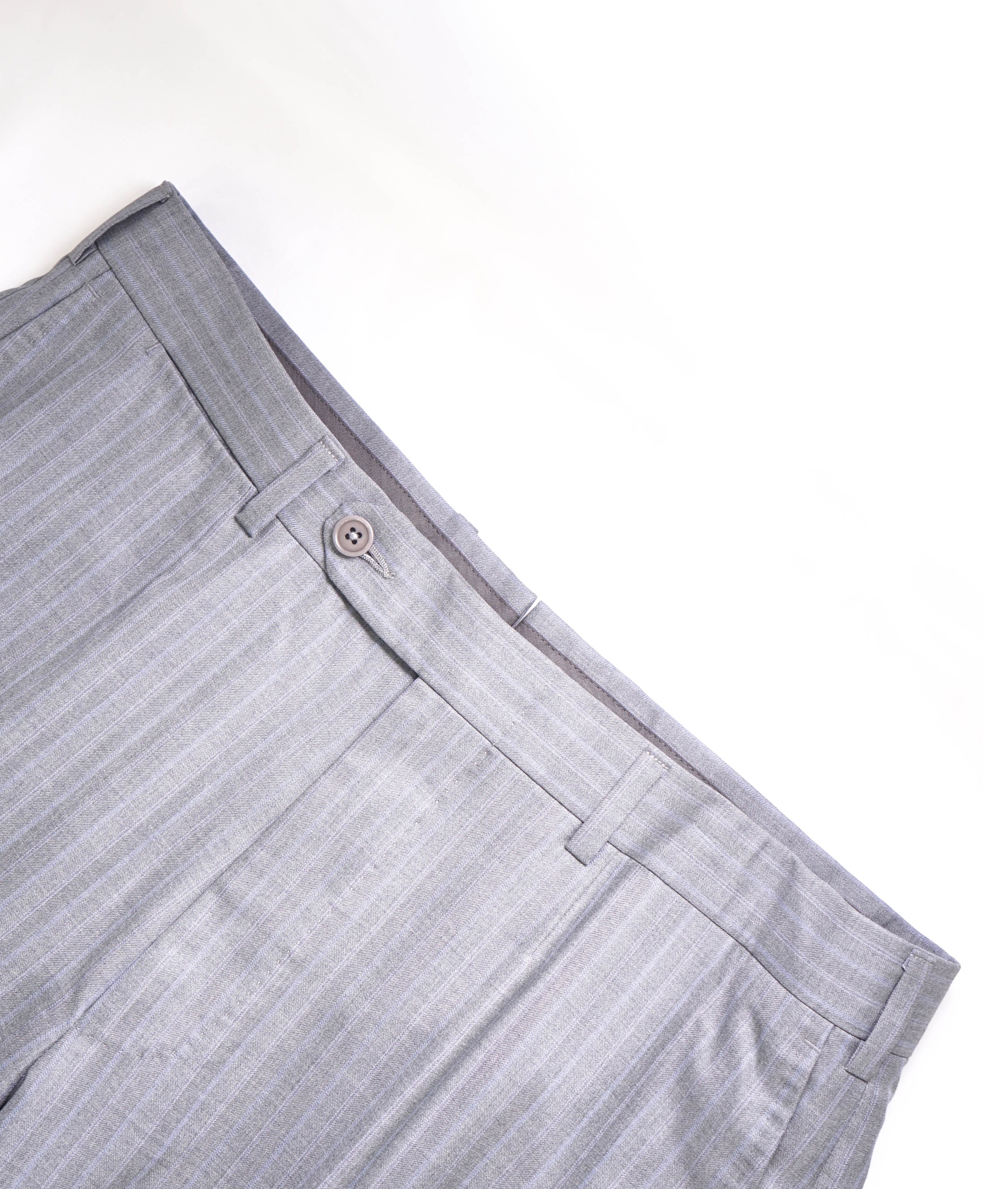 ERMENEGILDO ZEGNA - "TROFEO Silk Blend" Gray/Blue Dress Pants - 33W (50EU)