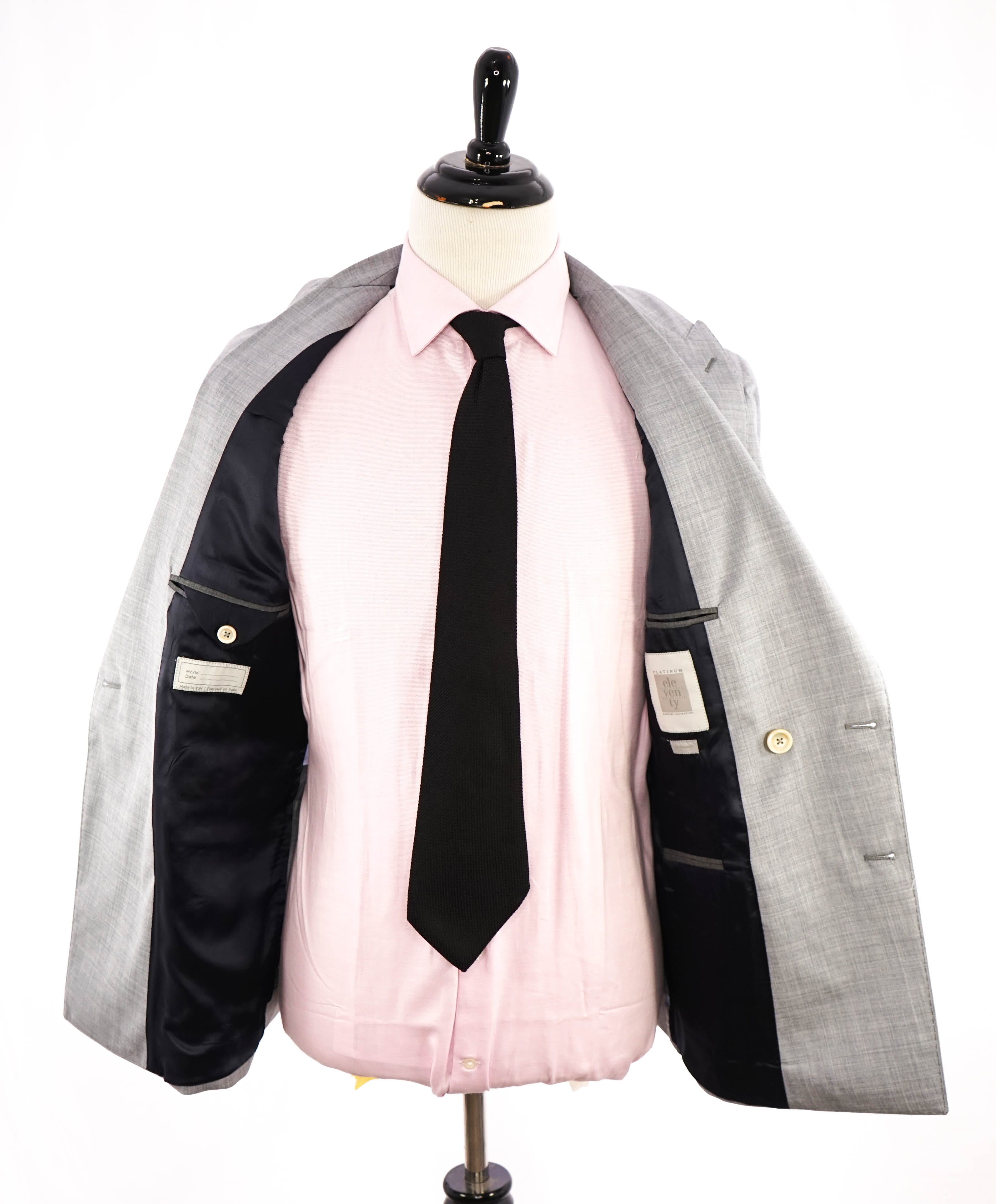 ELEVENTY - By LORO PIANA *DOUBLE BREASTED* Steel Blue Blazer - 40 (50 EU)