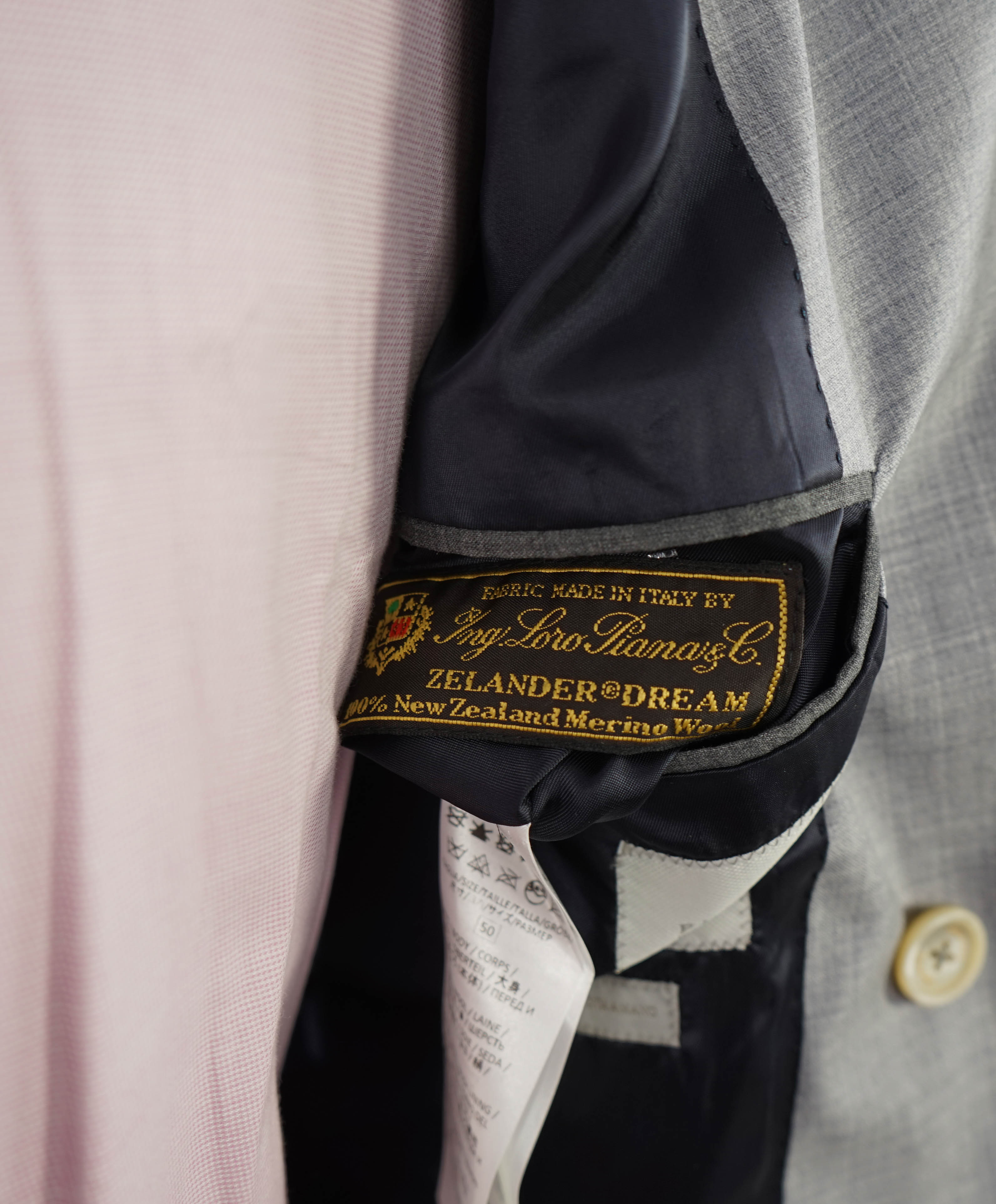 ELEVENTY - By LORO PIANA *DOUBLE BREASTED* Steel Blue Blazer - 40 (50 EU)