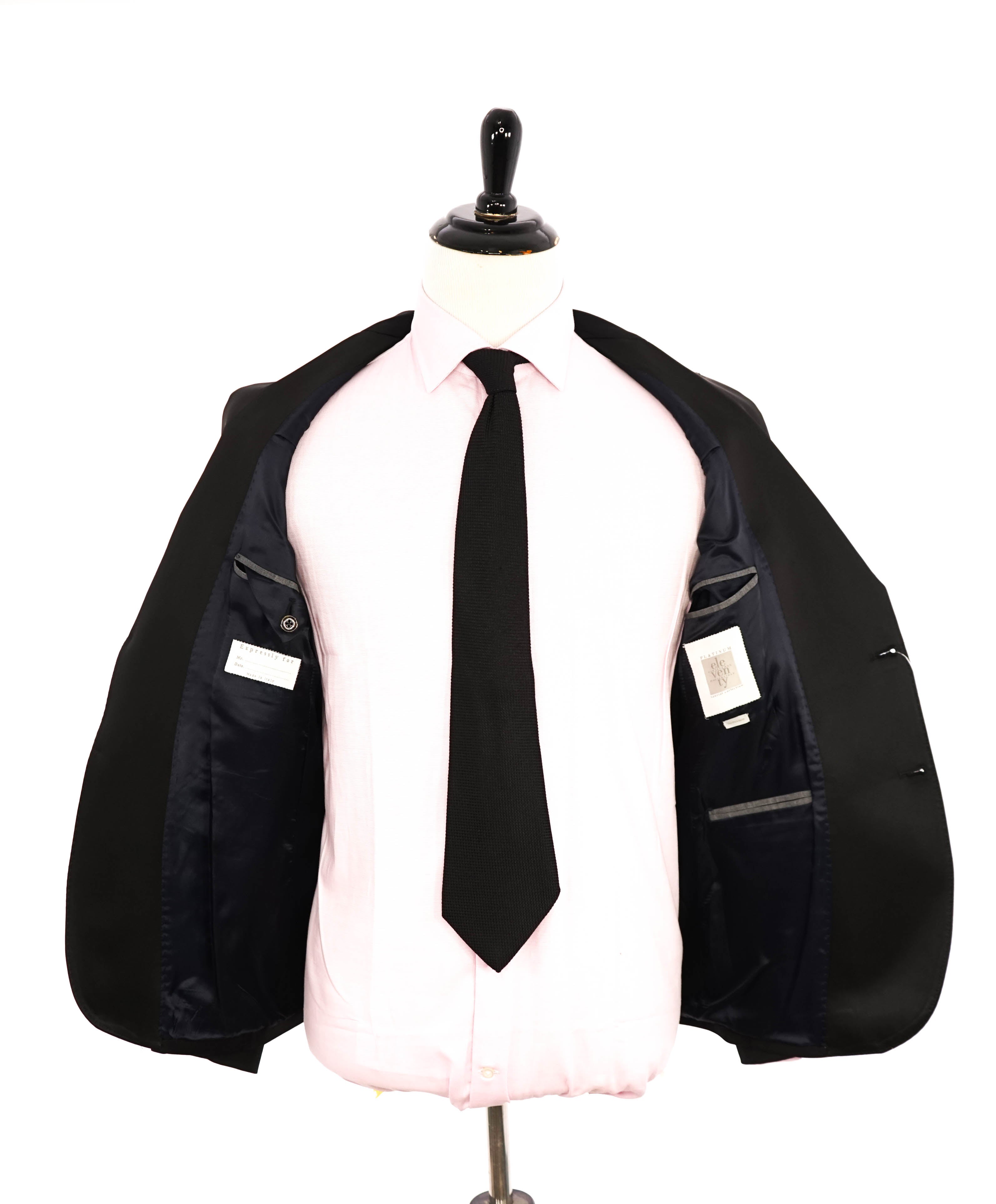 ELEVENTY - Black Peak Lapel Tuxedo Dinner Jacket 1 PC - 38 (48 EU)