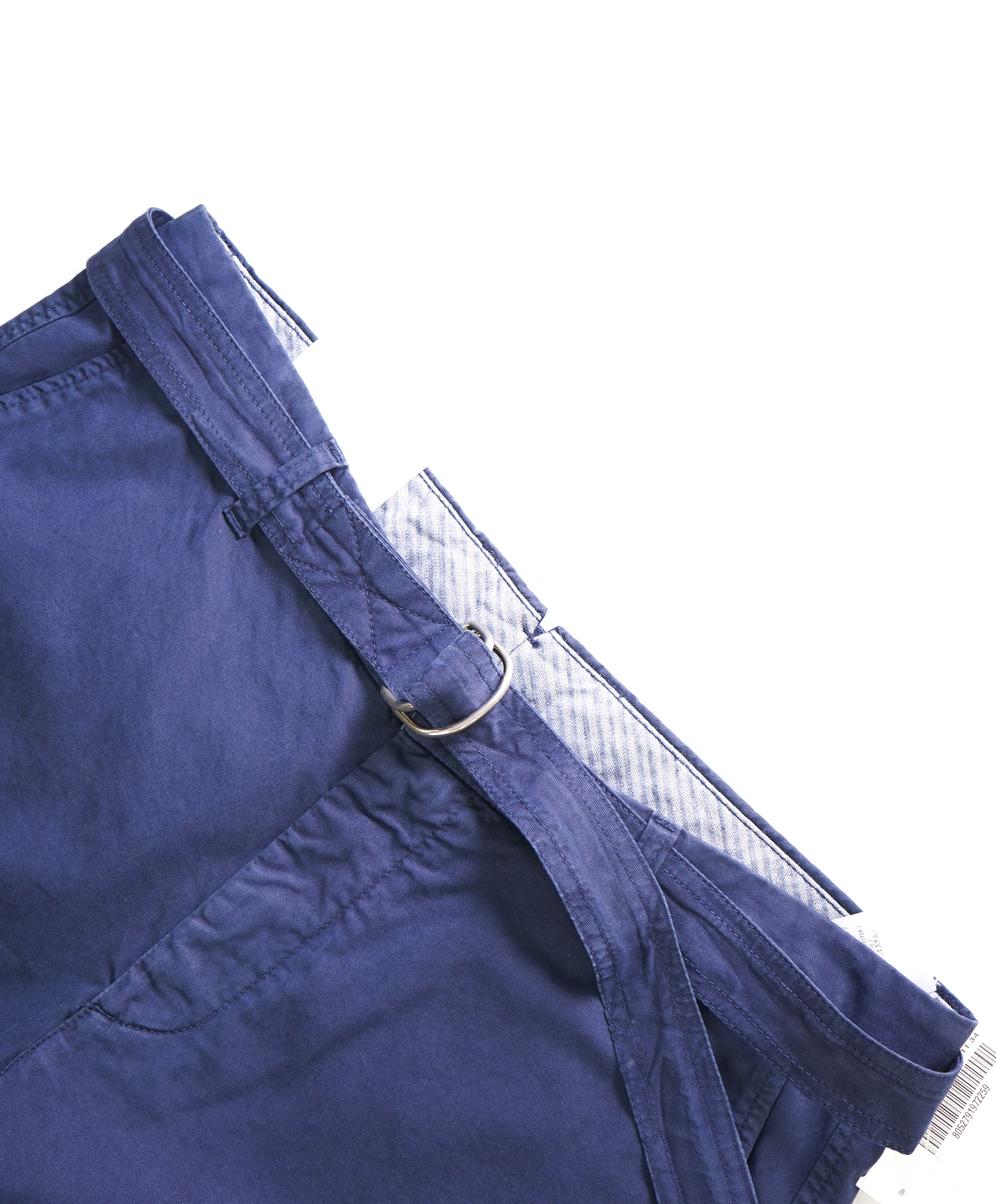 ELEVENTY - Cotton/Elastane *D RING BELTED* Chino Shorts Pants - 34W