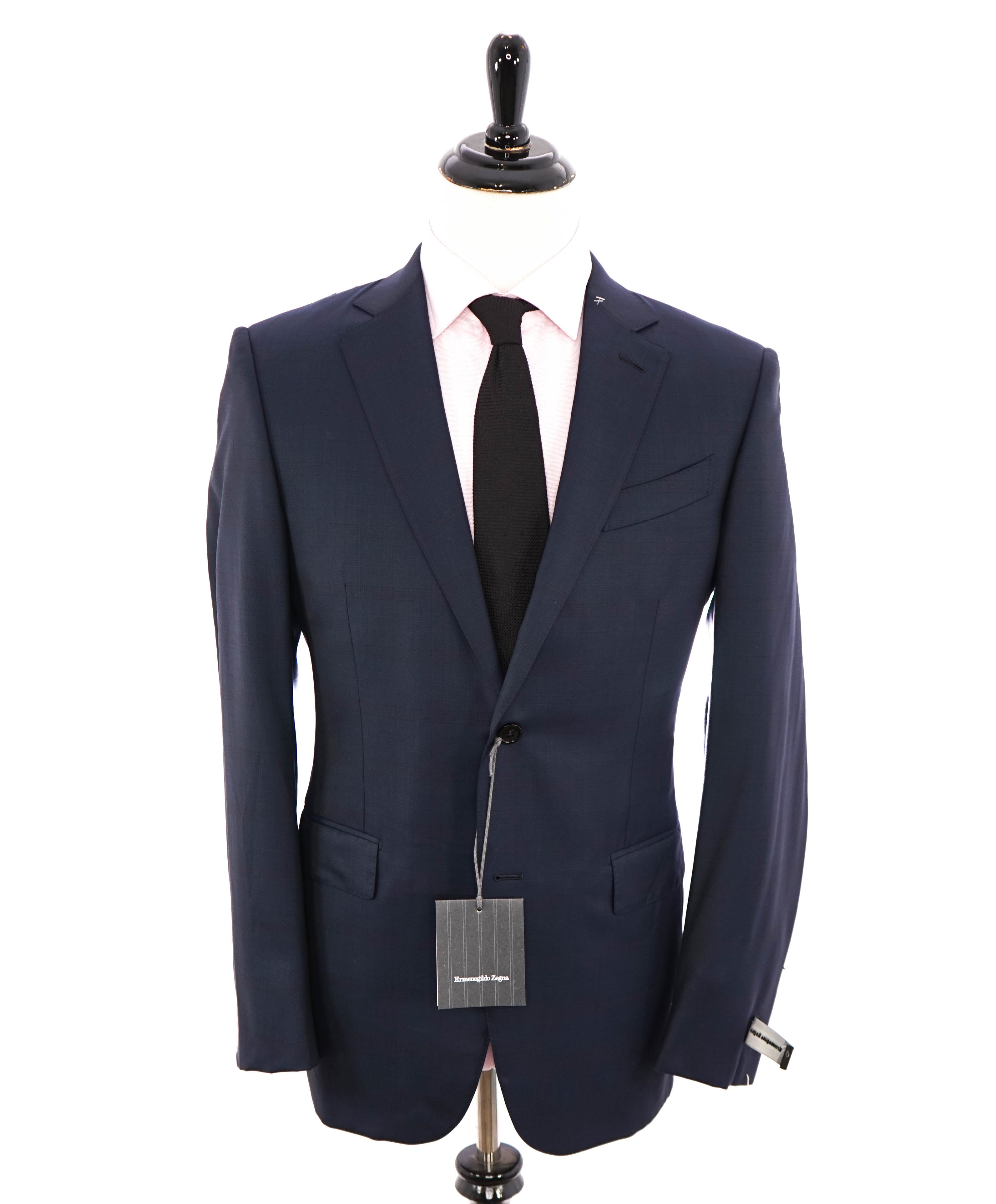 ERMENEGILDO ZEGNA - "15 MILMIL 15" Blue Check Plaid Premium Fabric Suit - 40R