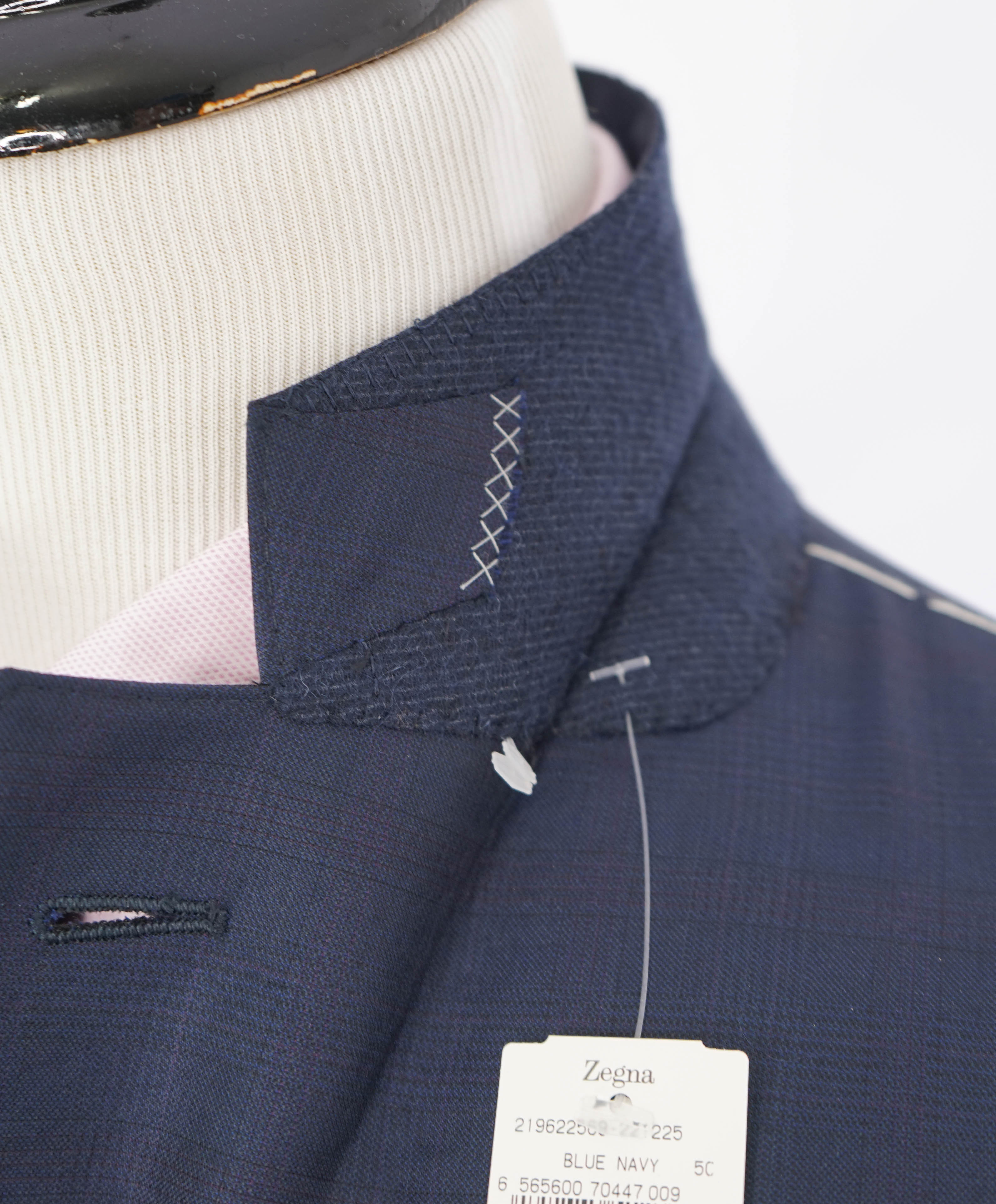 ERMENEGILDO ZEGNA - "15 MILMIL 15" Blue Check Plaid Premium Fabric Suit - 40R