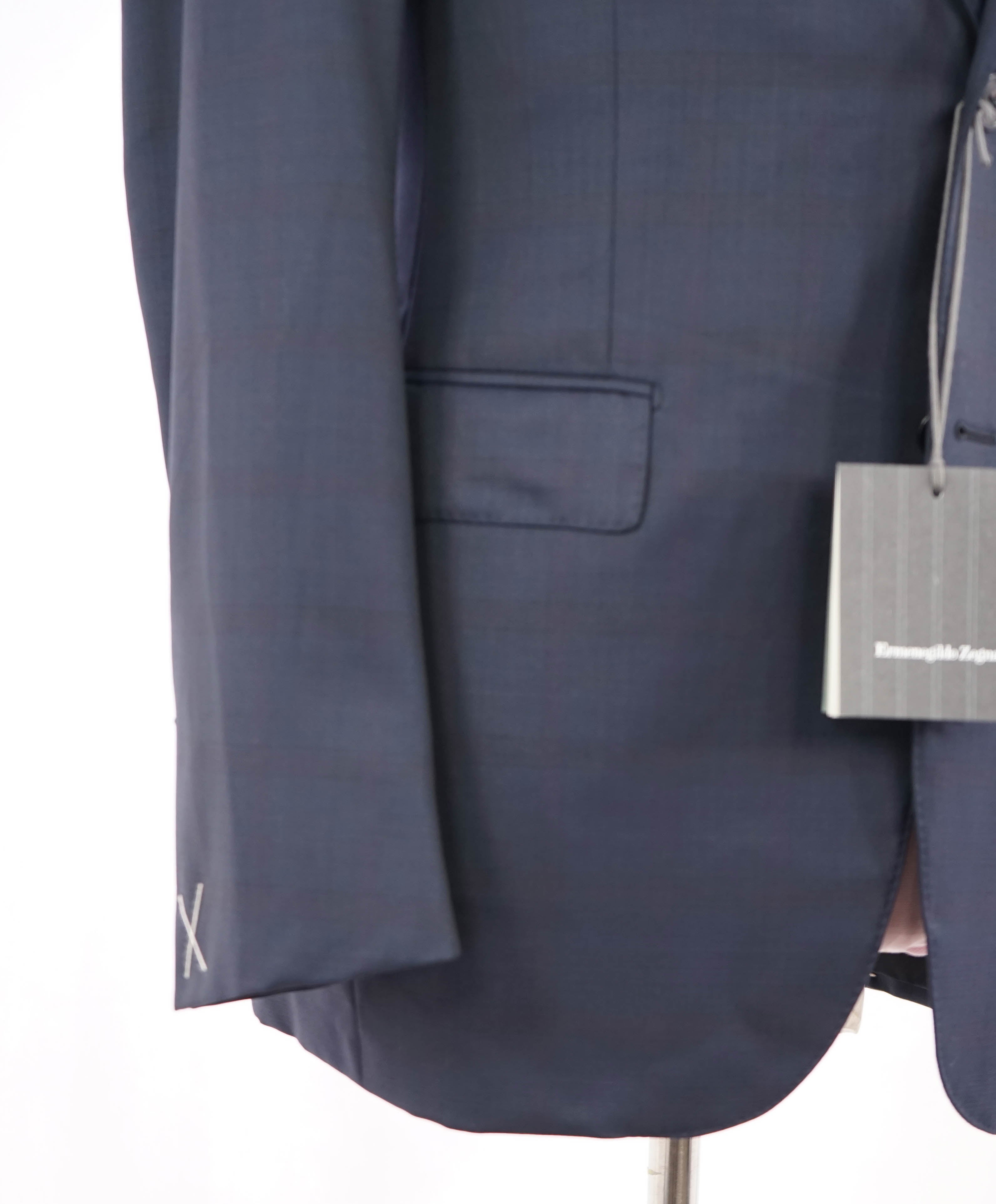 ERMENEGILDO ZEGNA - "15 MILMIL 15" Blue Check Plaid Premium Fabric Suit - 40R