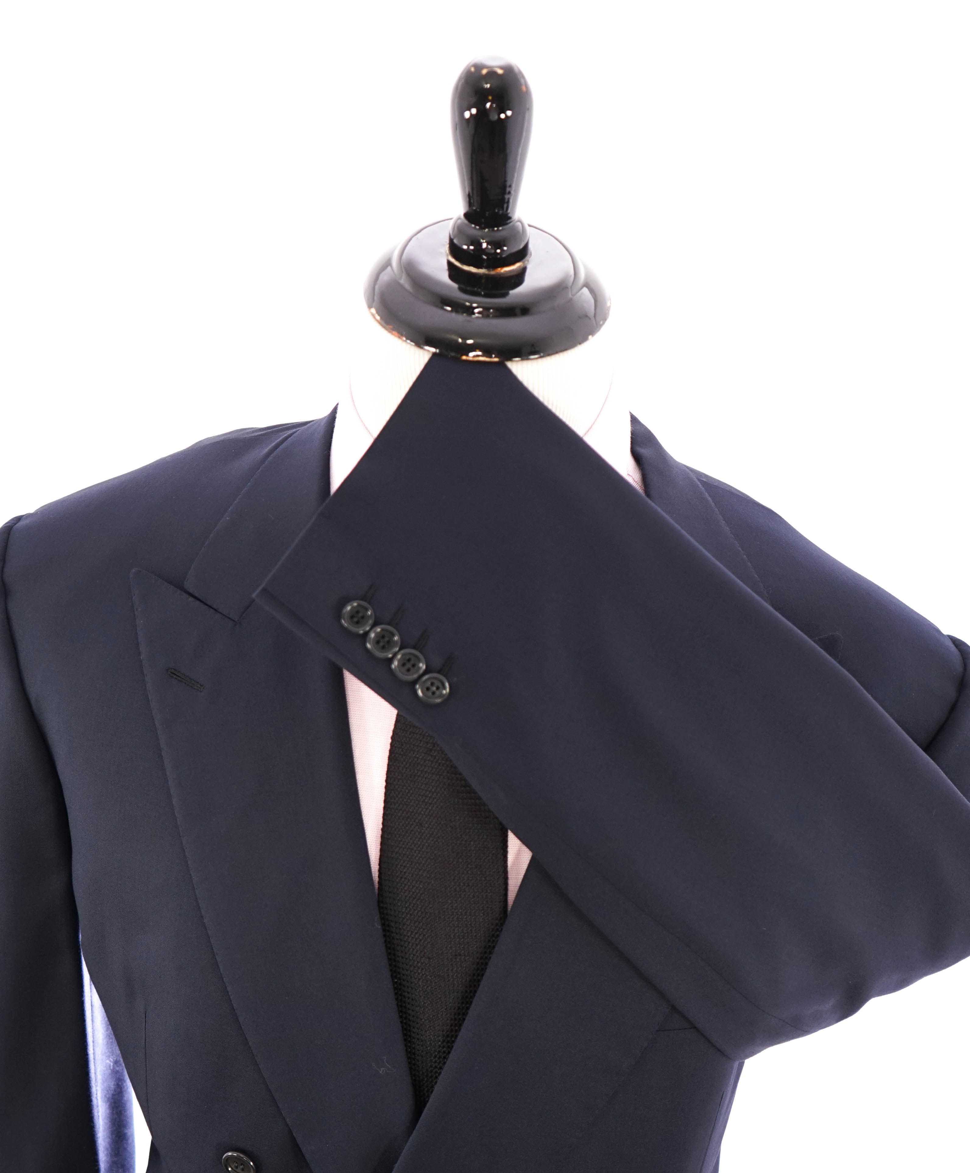 BRIONI - "FLAMINIO" Navy Blue HAND MADE IN ITALY Double Breasted Suit- 50R US