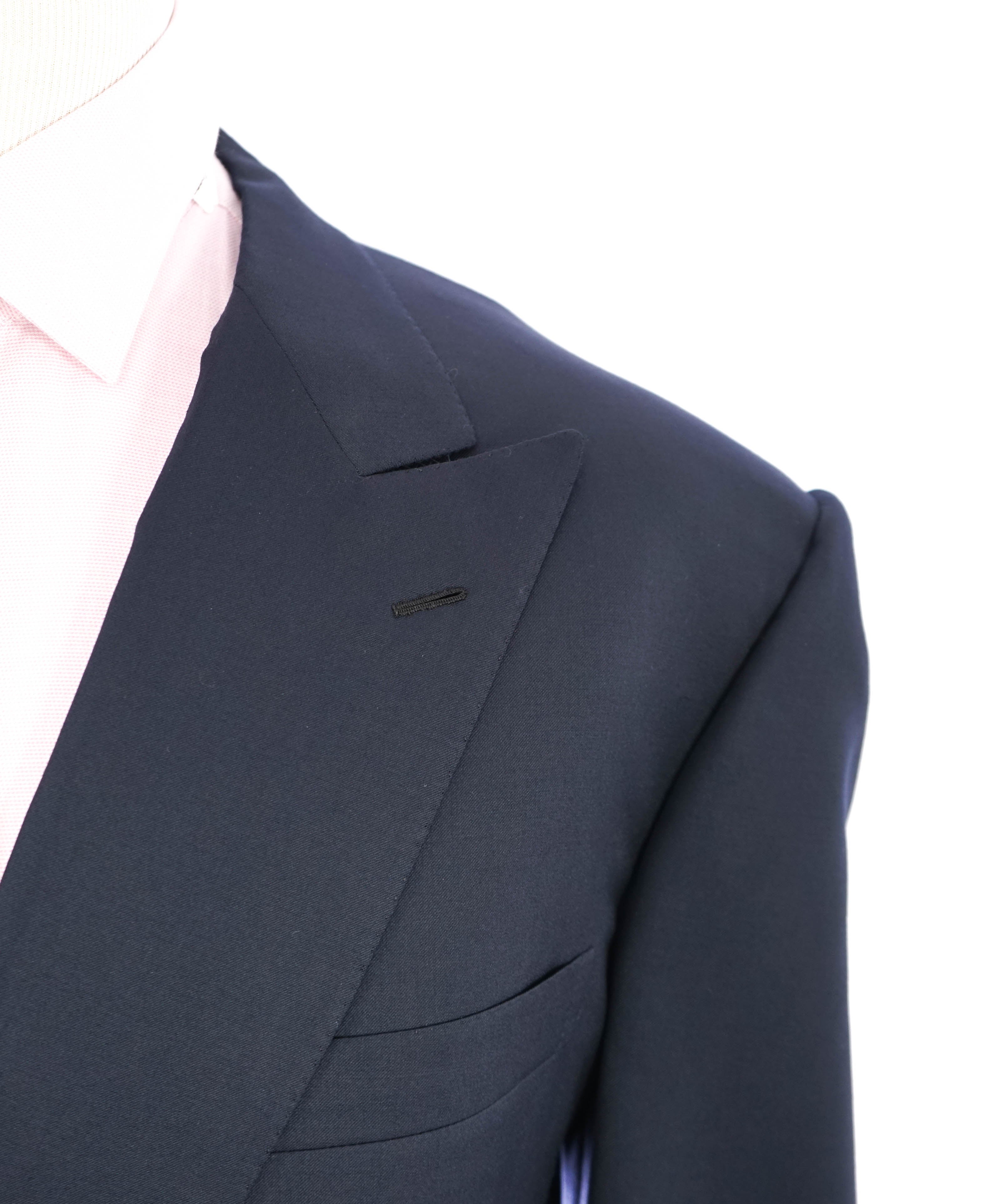 BRIONI - "FLAMINIO" Navy Blue HAND MADE IN ITALY Double Breasted Suit- 50R US