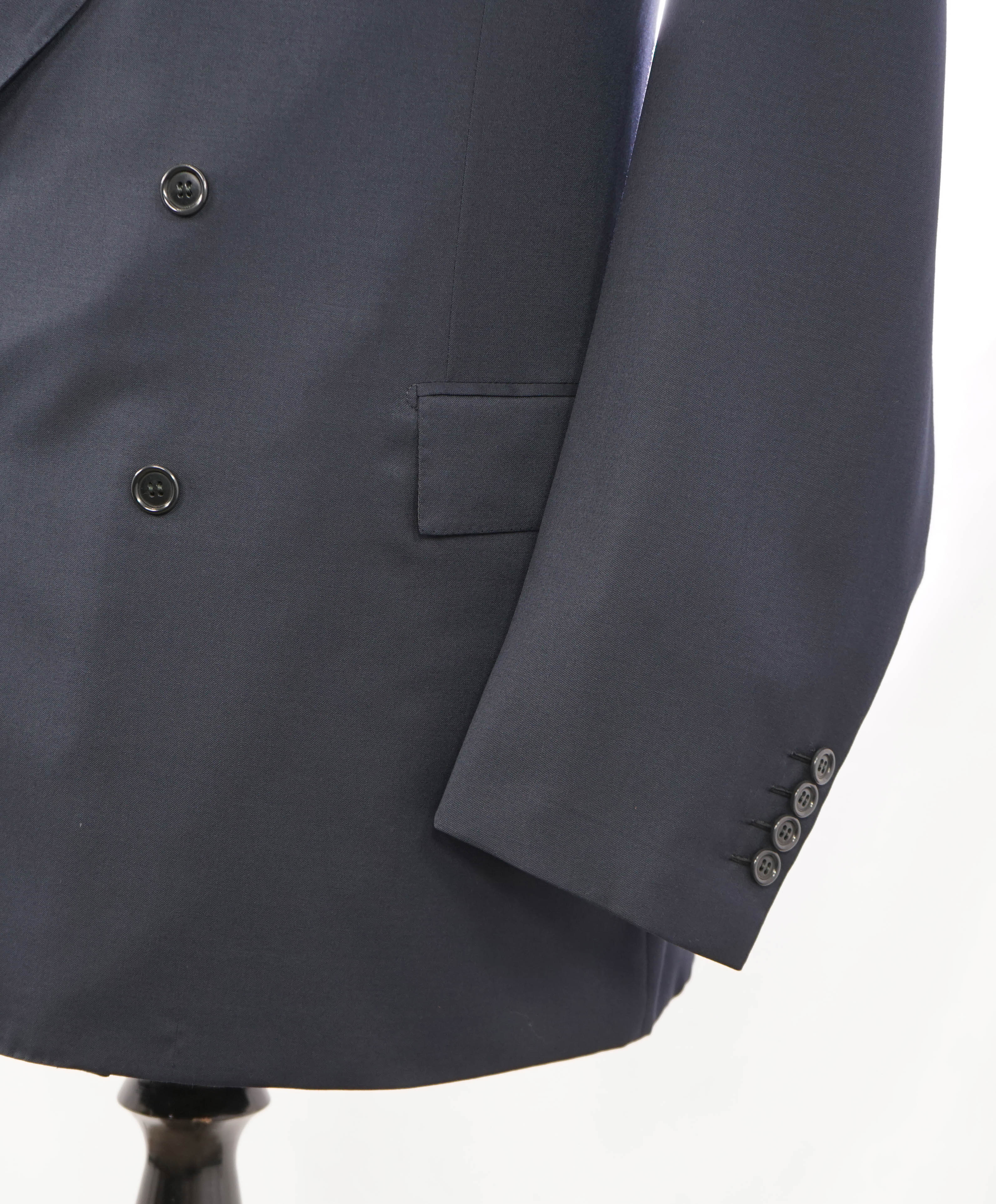 BRIONI - "FLAMINIO" Navy Blue HAND MADE IN ITALY Double Breasted Suit- 50R US