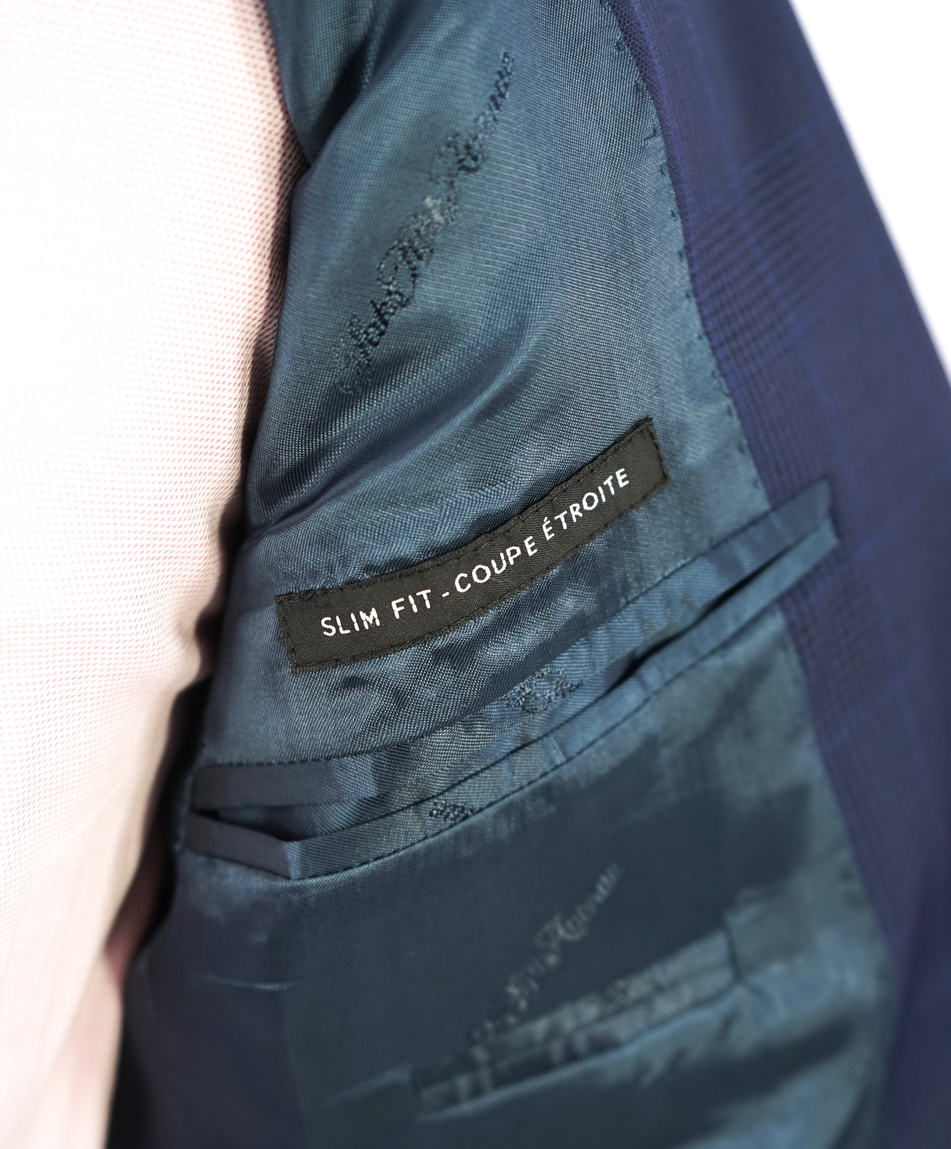 ERMENEGILDO ZEGNA - By SAKS FIFTH AVENUE Bold Blue Plaid Check Blazer - 36S