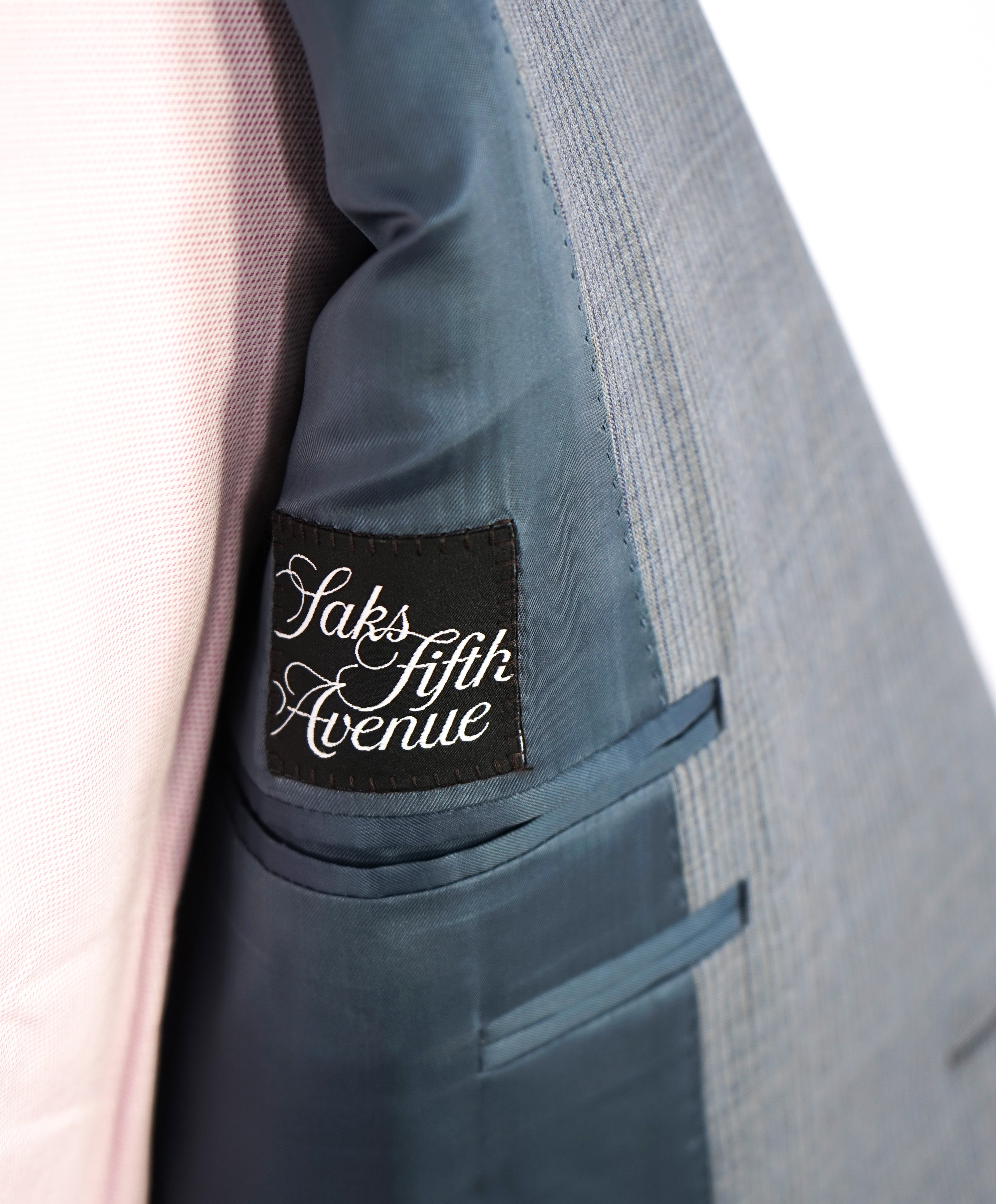 CANALI - Exclusive For SFA PASTEL BLUE Tonal Stripe Suit - 48L