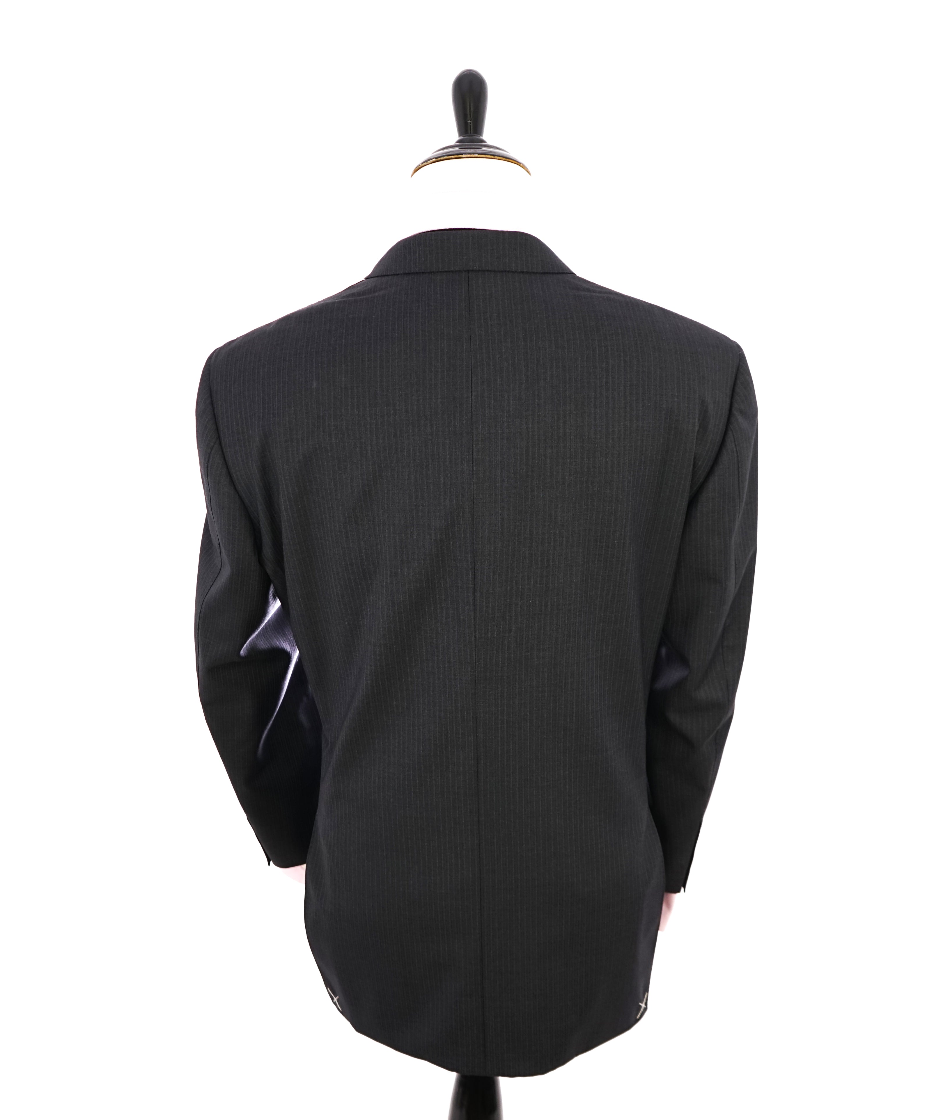 *CANALI EXCLUSIVE* - PREMIUM Collection Super 150's Narrow Stripe Gray Suit - 50R