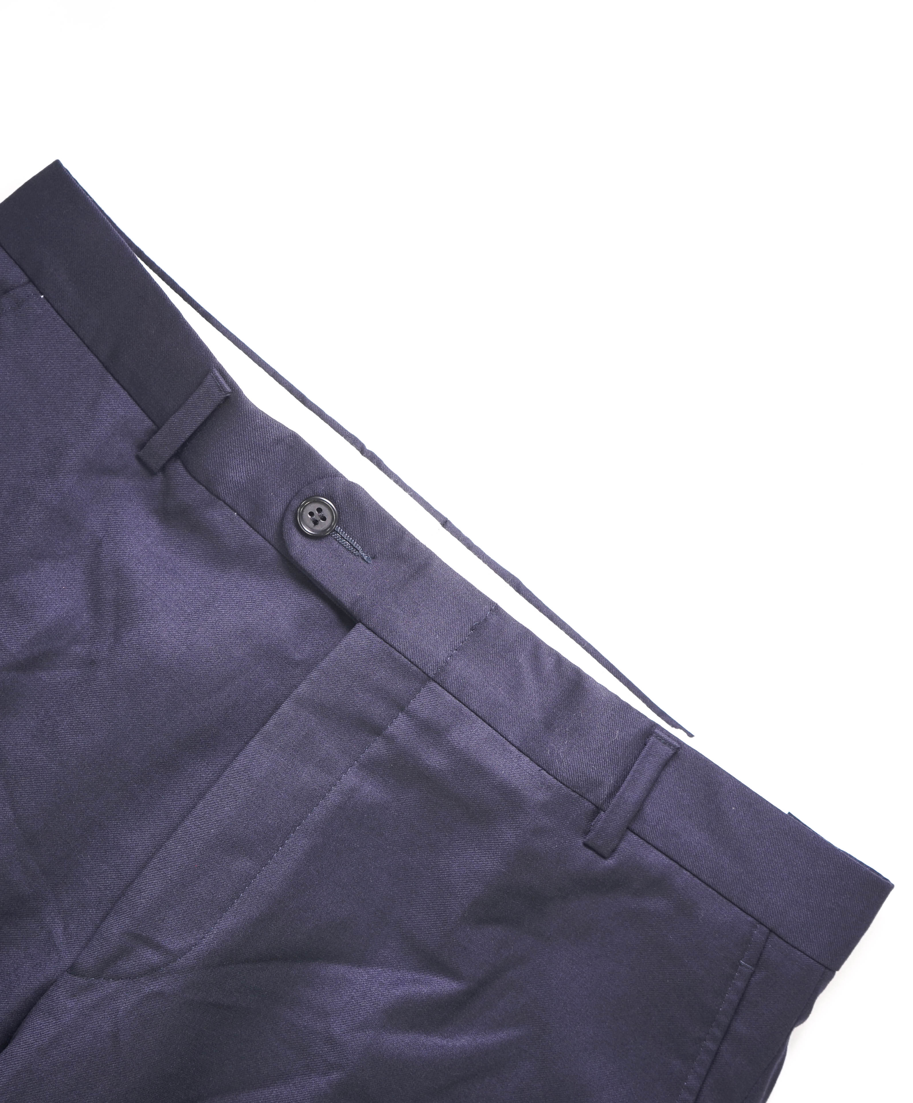 HICKEY FREEMAN - Navy *CLOSET STAPLE* Wool Flat Front Dress Pants - 32W