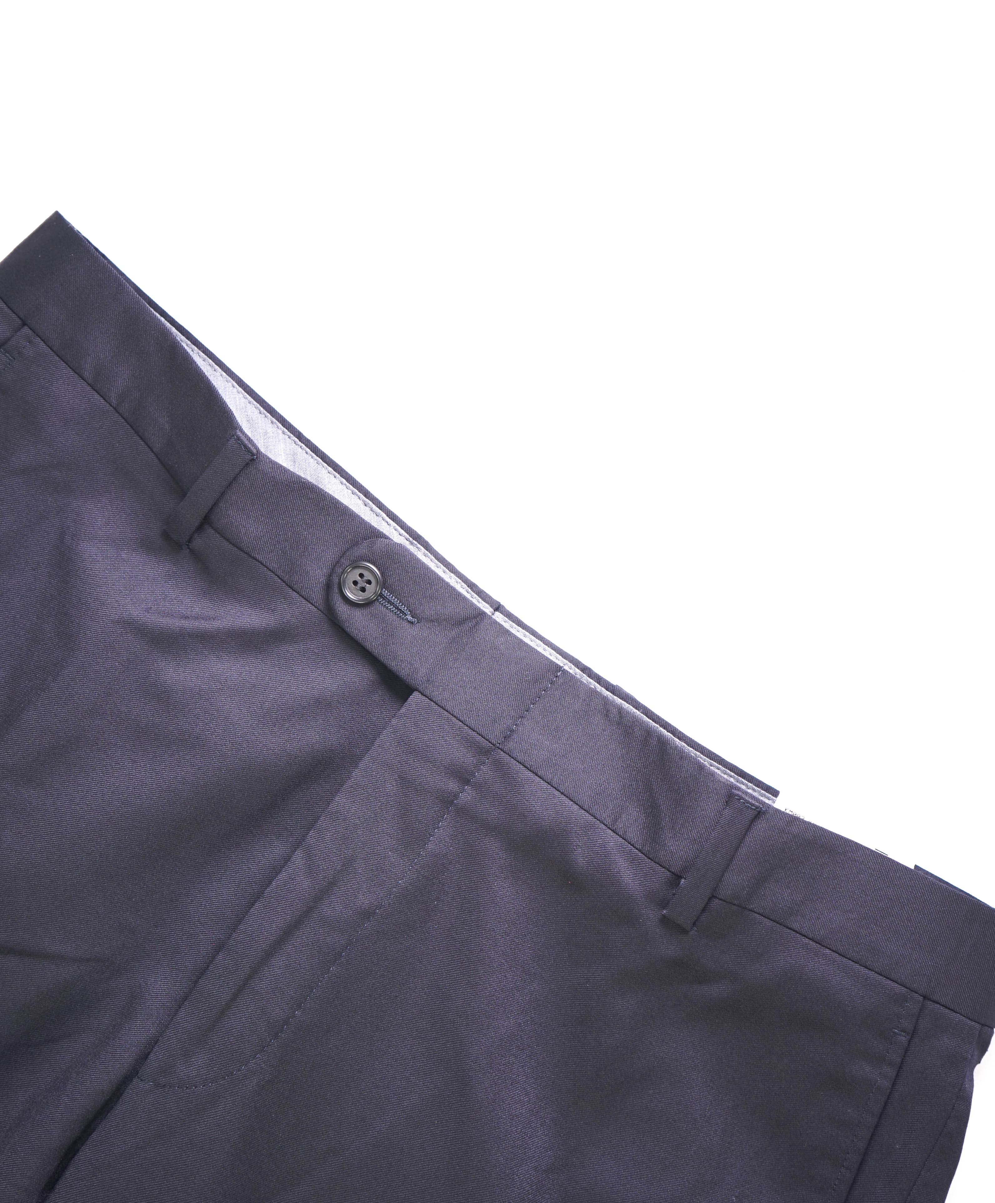 HICKEY FREEMAN - Navy *CLOSET STAPLE* Wool Flat Front Dress Pants - 34W