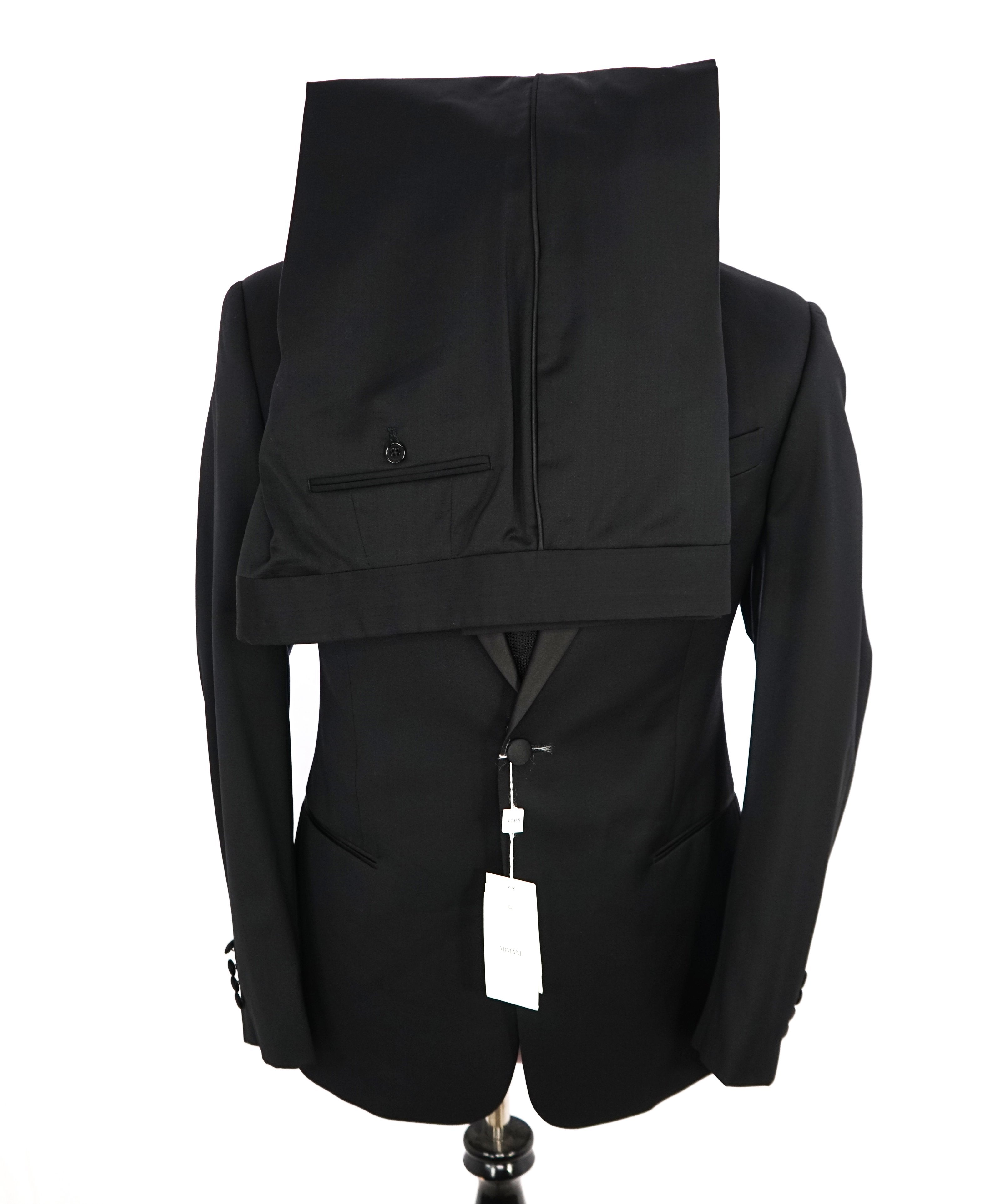 ARMANI COLLEZIONI - “G LINE” MADE IN ITALY 1-Button Notch Lapel Tuxedo Suit - 42R