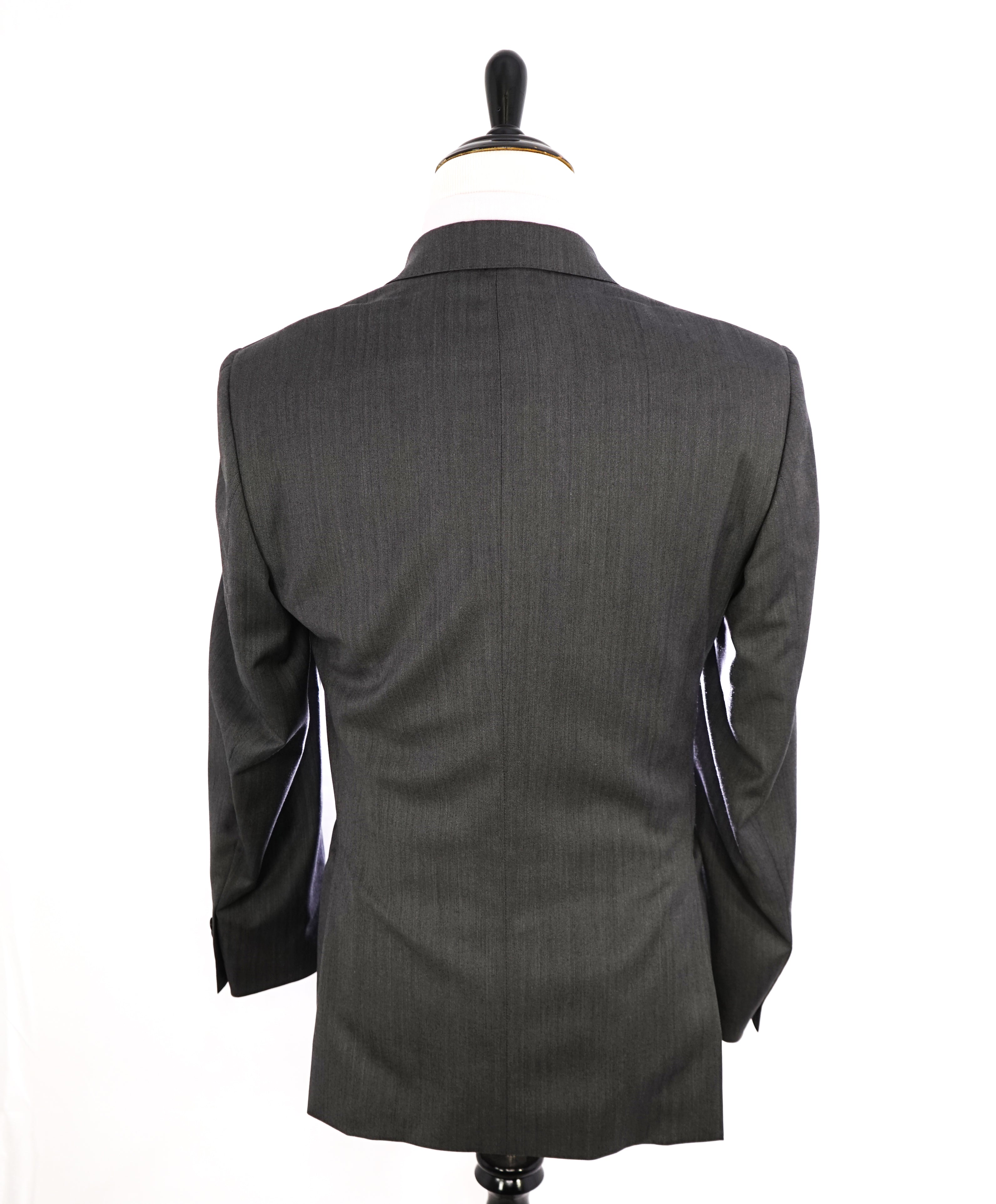 ERMENEGILDO ZEGNA - "SILK" SAKS FIFTH AVENUE Gray Herringbone Suit - 40R