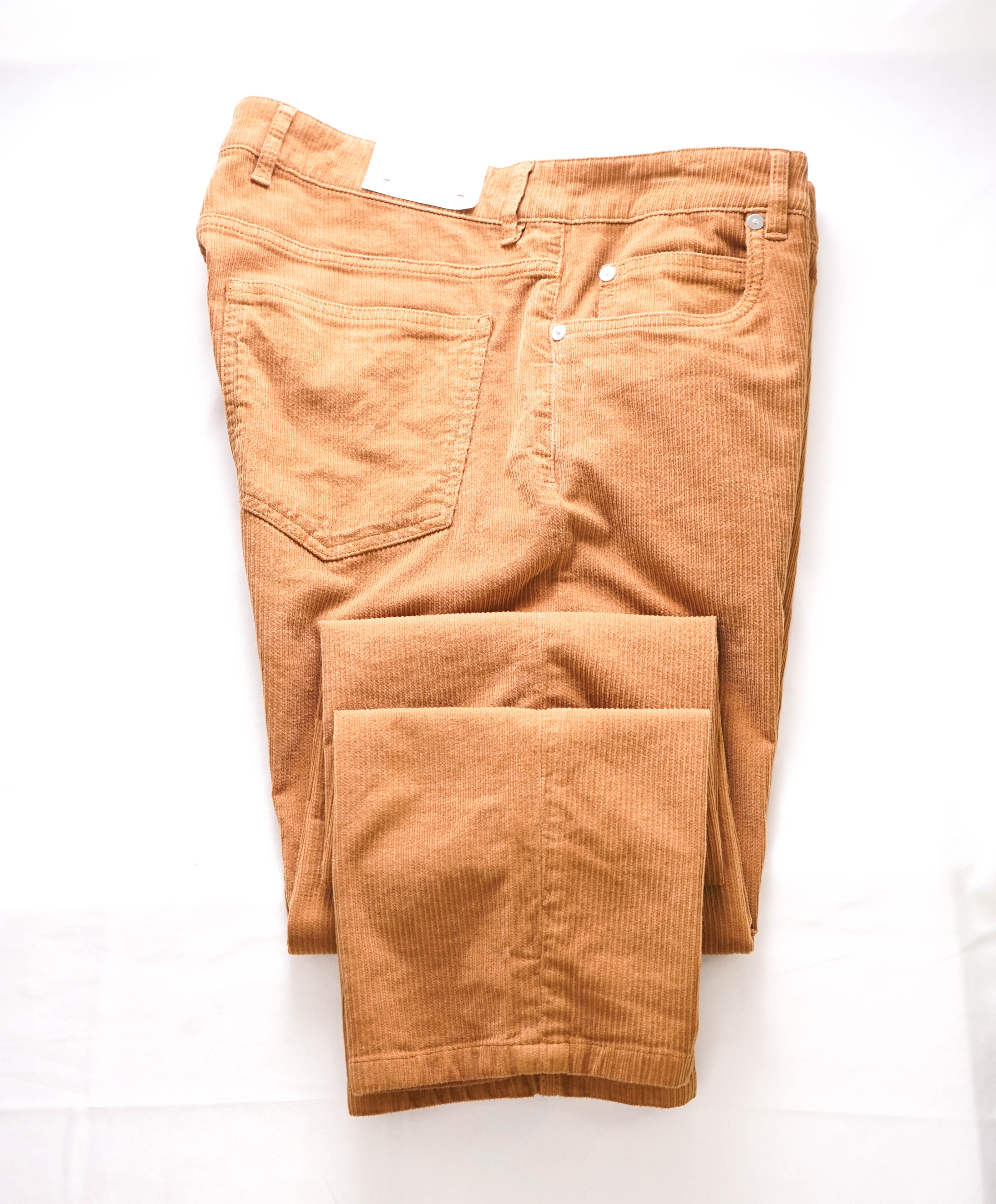 $395 ELEVENTY - CAMEL Cotton 5-Pocket Corduroy Chino Casual/Slim Pants- 34W