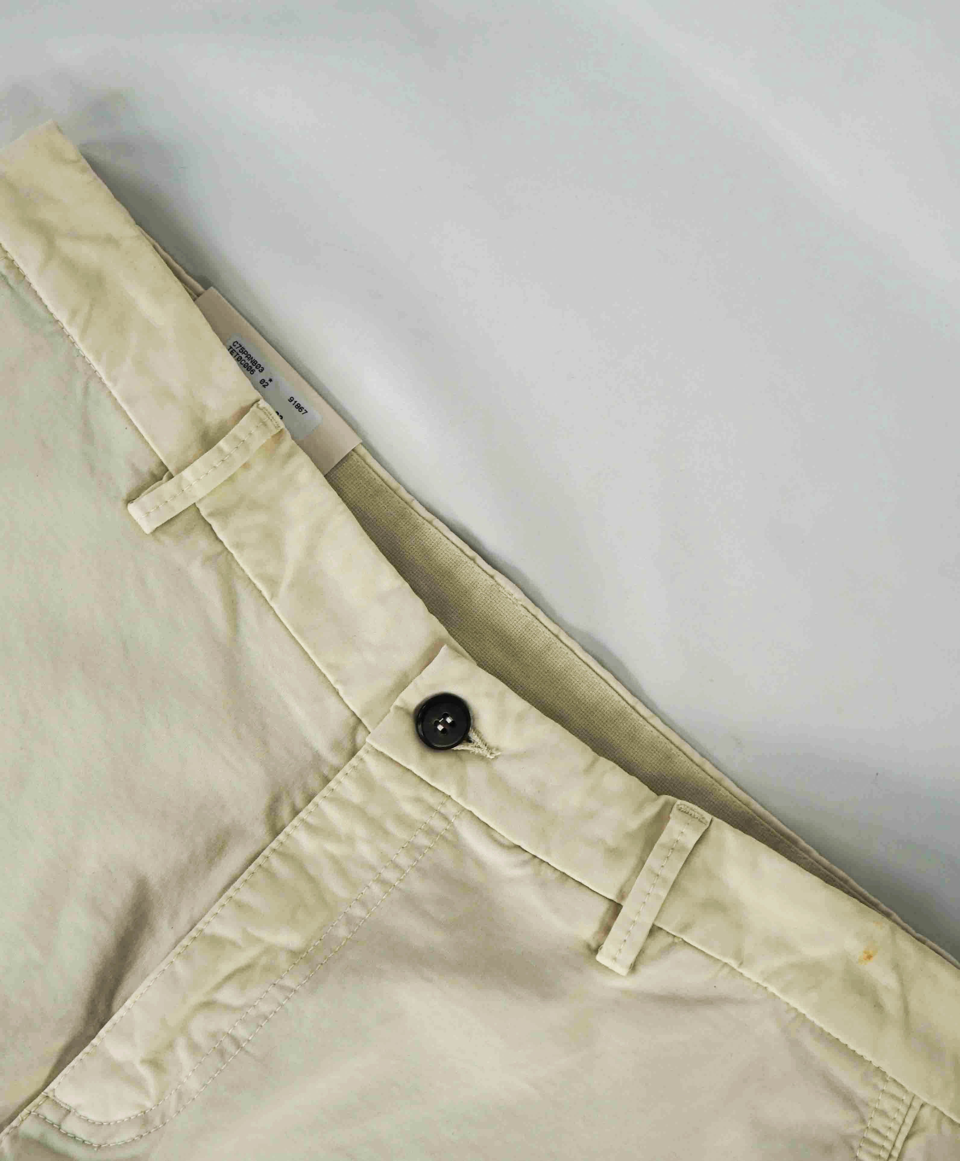 $495 ELEVENTY - SAND Cotton/Elastane "MILANO" Fit Chino Cargo Slim Pants- 33W