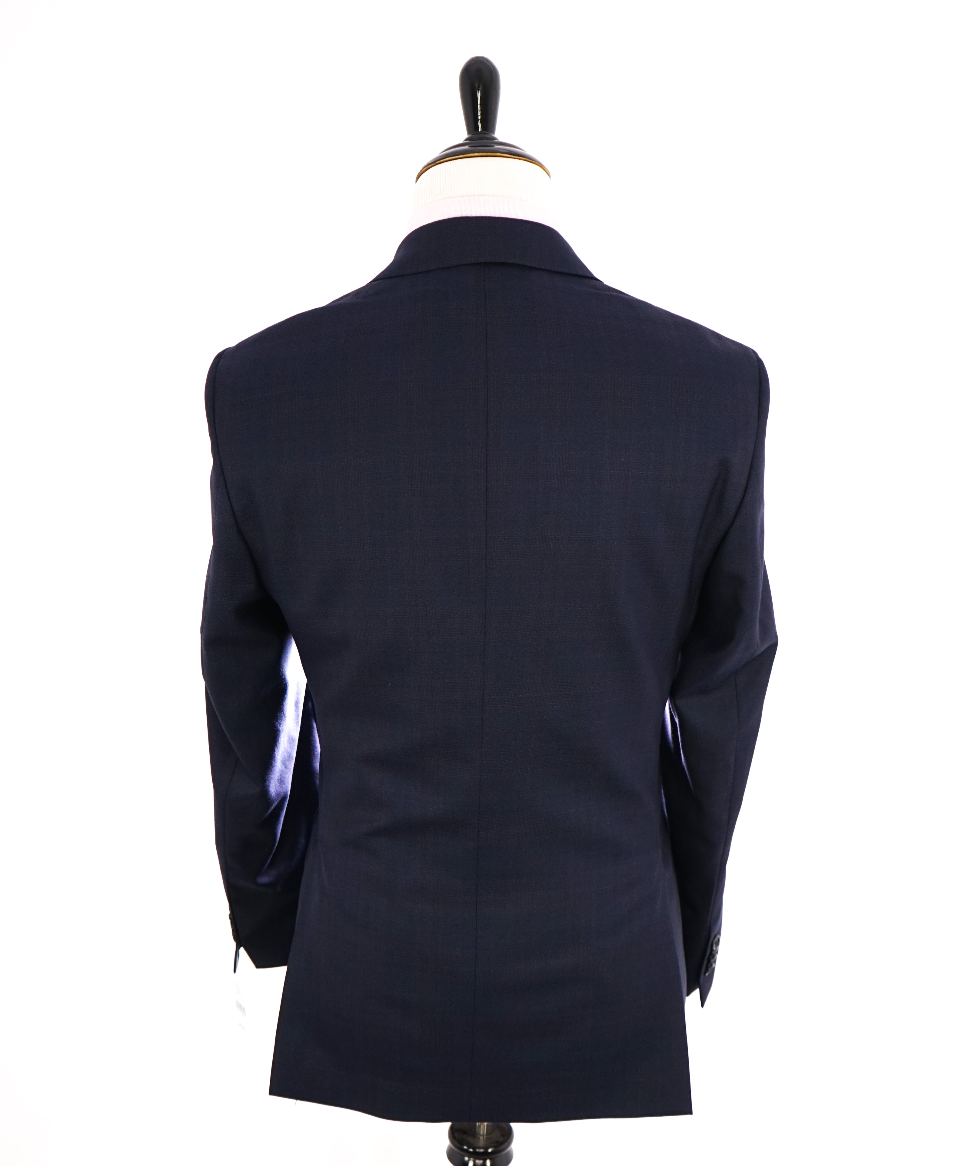 ERMENEGILDO ZEGNA - By SAKS FIFTH AVENUE "SLIM" Blue Burgundy Check Suit - 42R