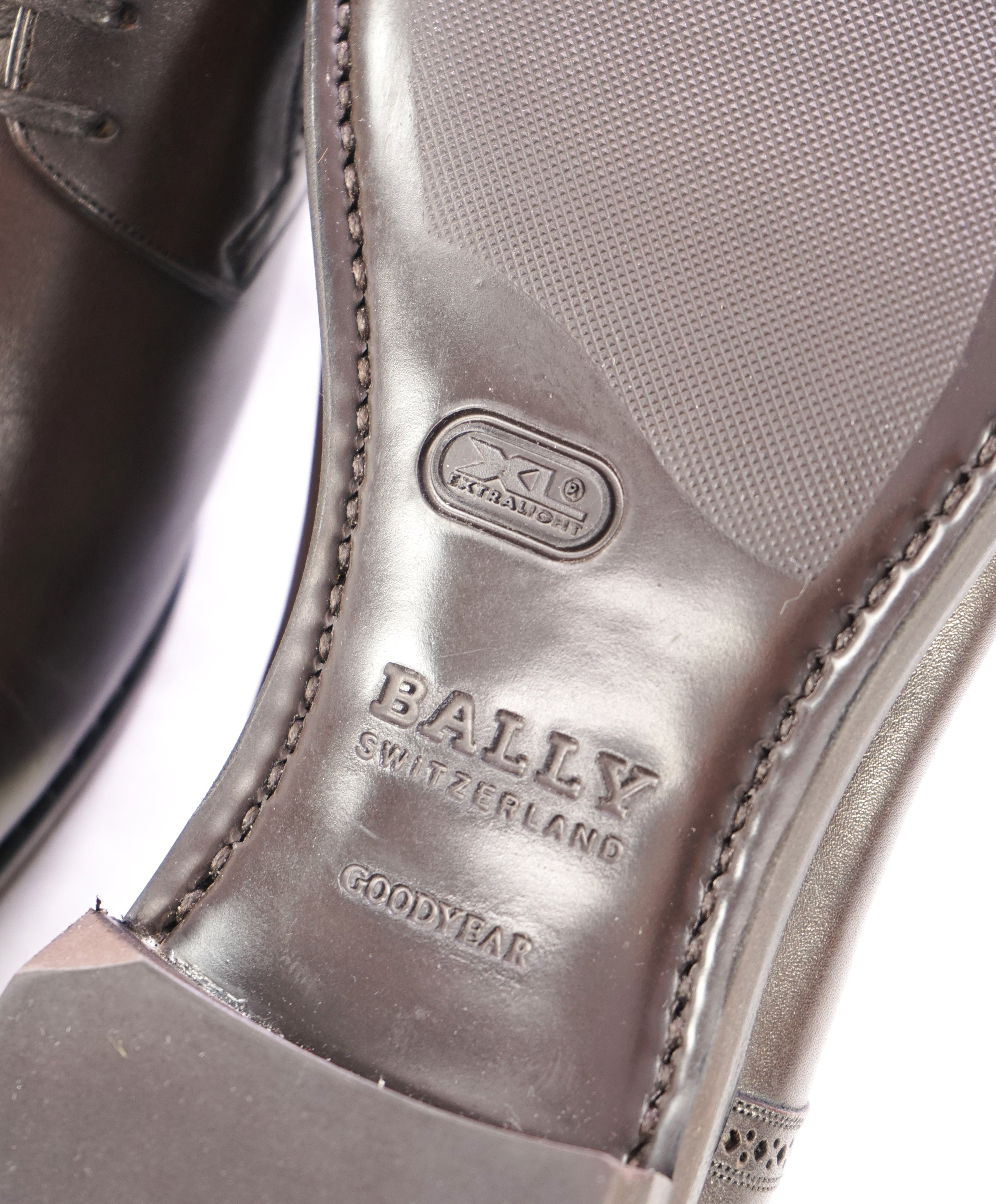 BALLY - “SCRIBE” "Scrivani" Goodyear Welt Brown Hand Made Oxfords - 11.5 US