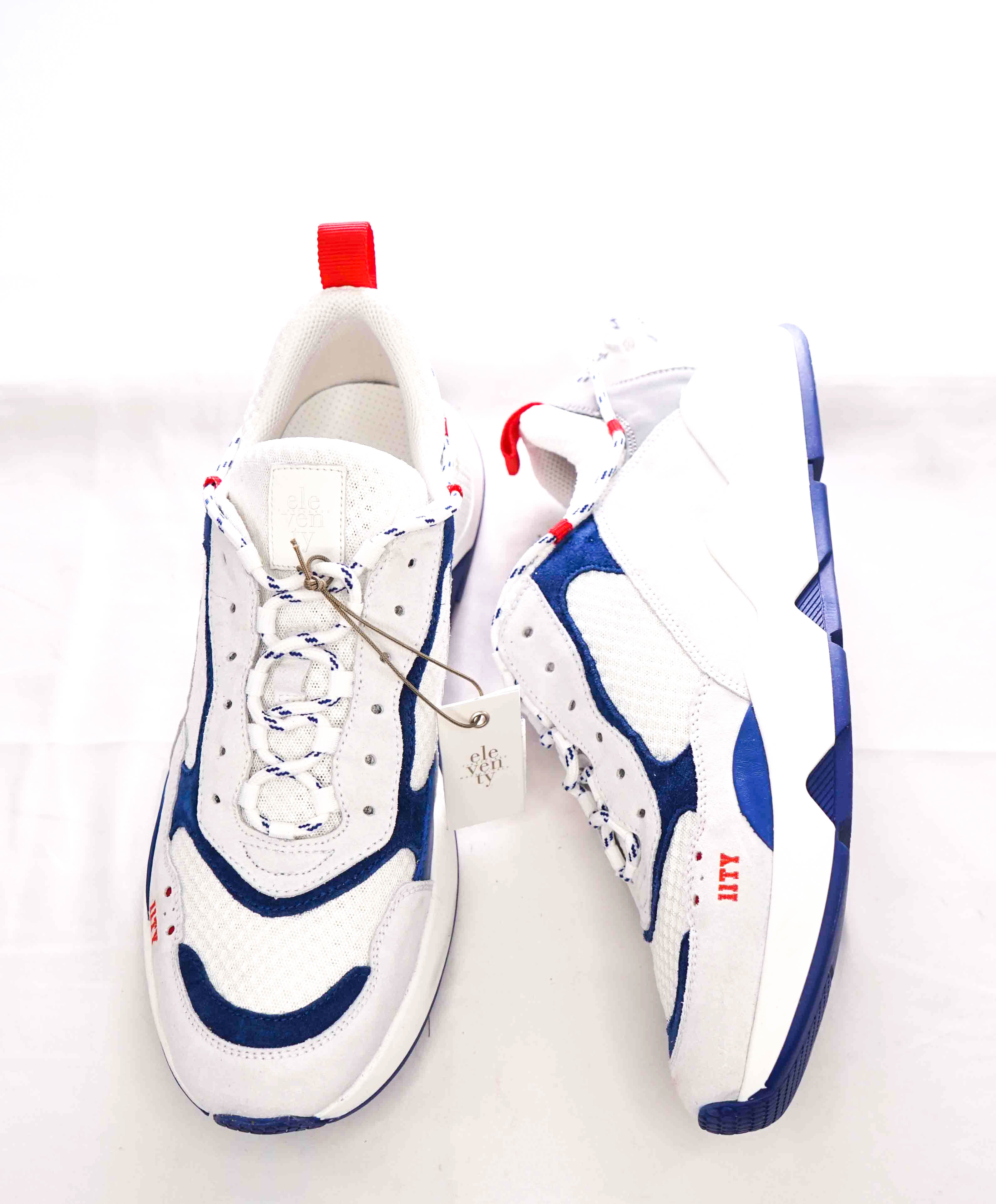 $495 ELEVENTY - 11ty Triple S Mixed Media Unique Sneaker - 10 US (43EU)