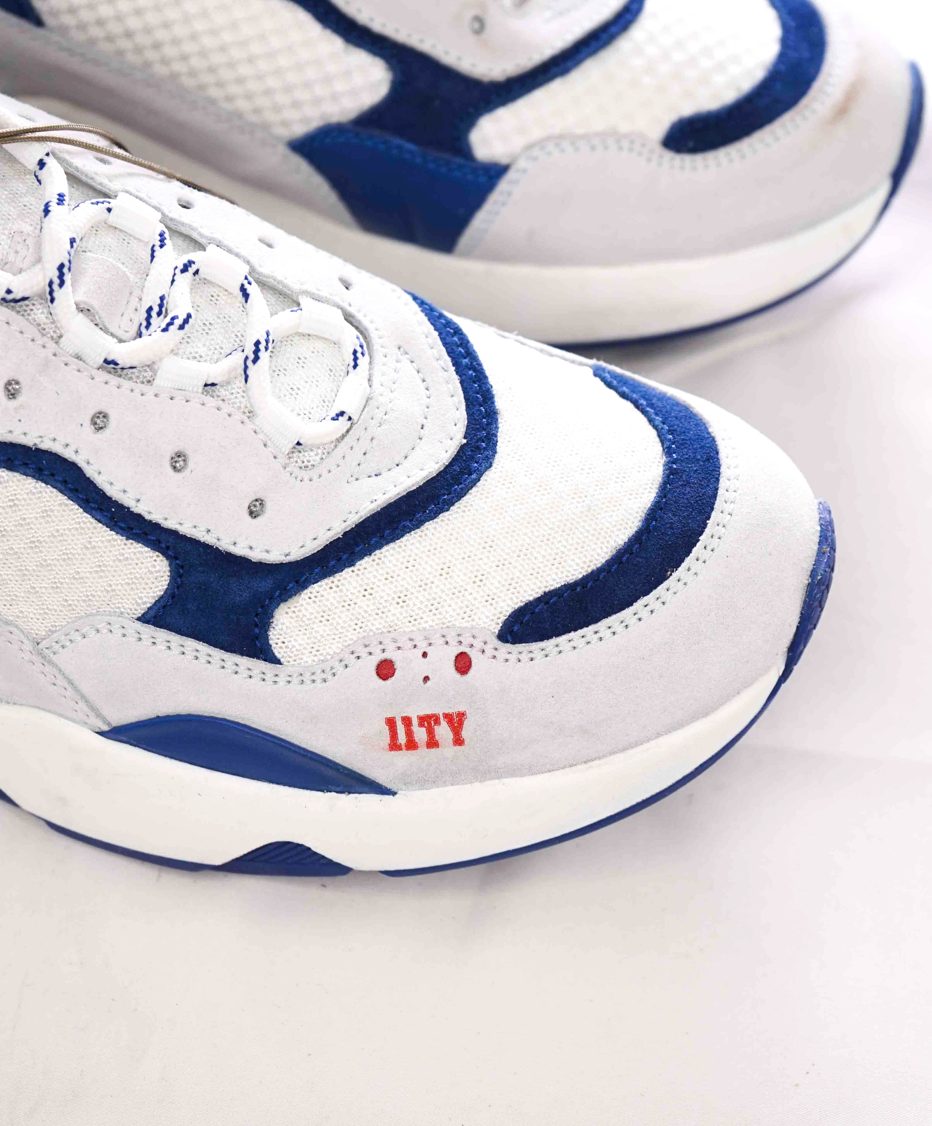 $495 ELEVENTY - 11ty Triple S Mixed Media Unique Sneaker - 10 US (43EU)