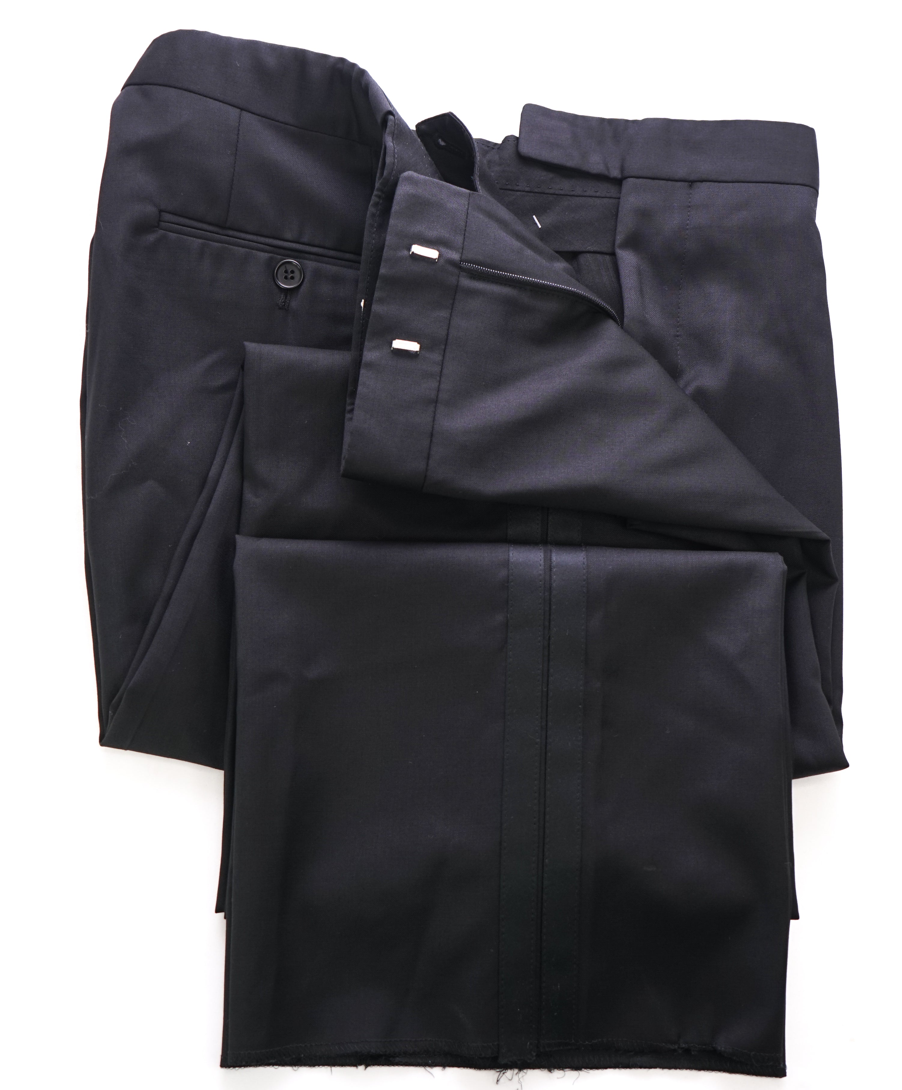 JOHN VARVATOS - Main Line Collection Evening Tux Flat Front Dress Pants - 37W
