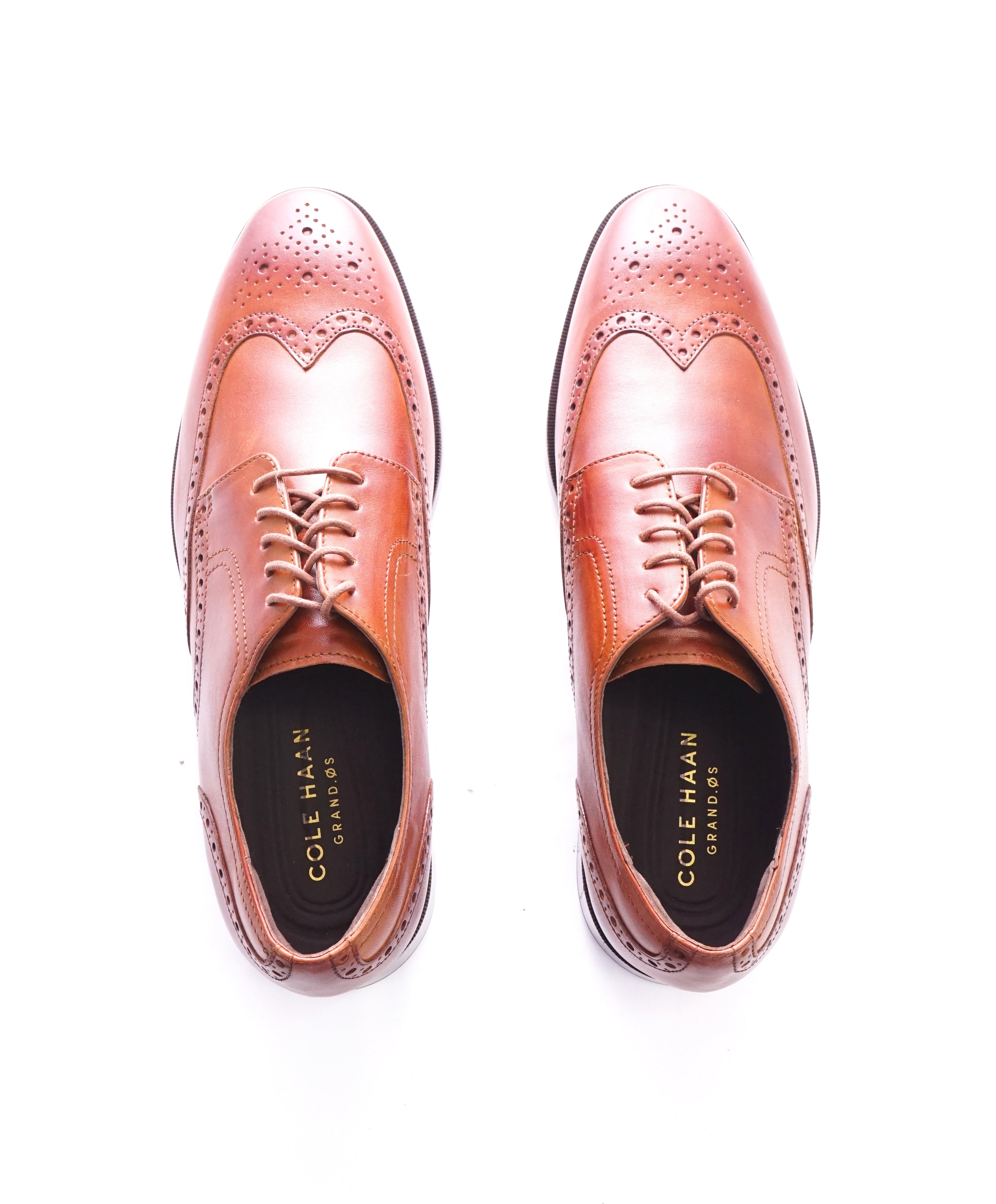 COLE HAAN - Brown Wingtip Brogue Oxfords "Grand OS” - 9.5
