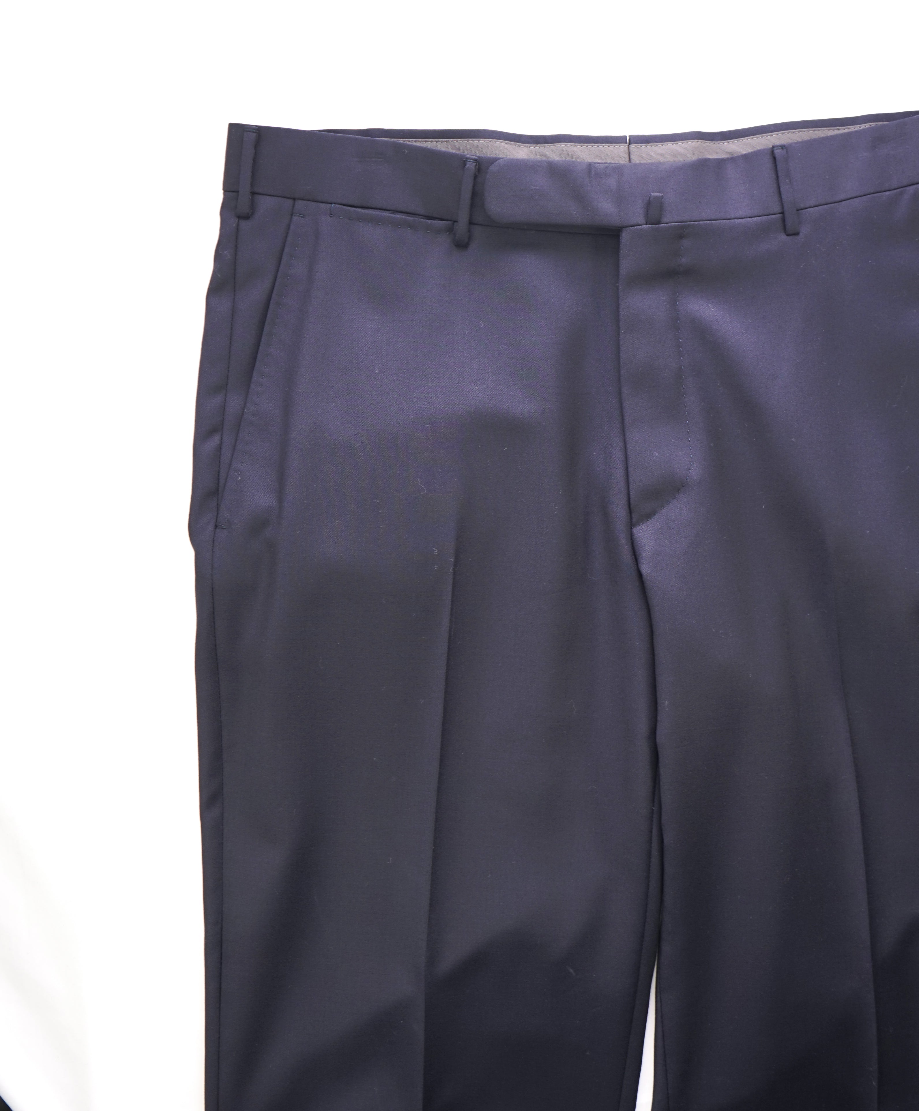 ERMENEGILDO ZEGNA - "MICNVY" Regular Navy Blue Premium Dress Pants - 33W (50EU)