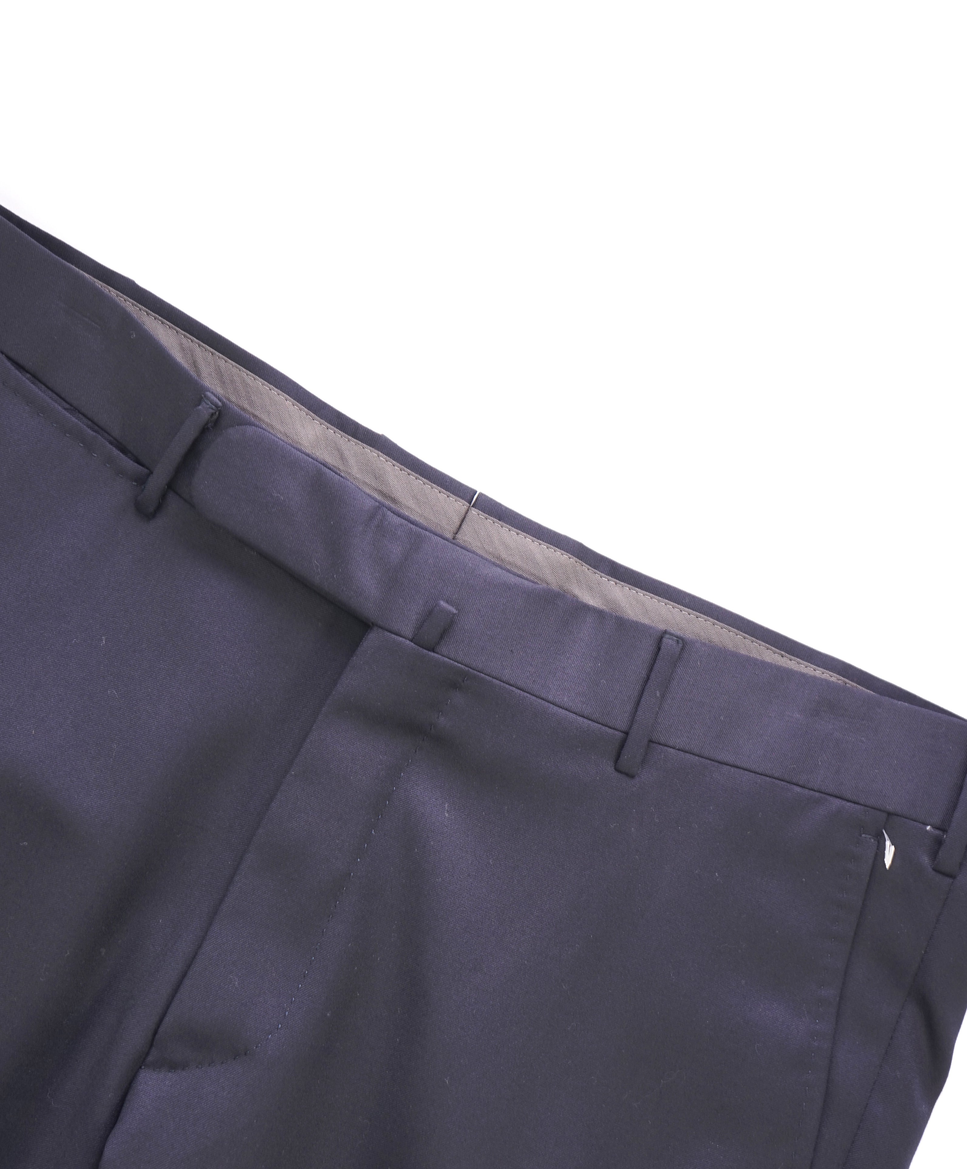 ERMENEGILDO ZEGNA - "MICNVY" Regular Navy Blue Premium Dress Pants - 33W (50EU)