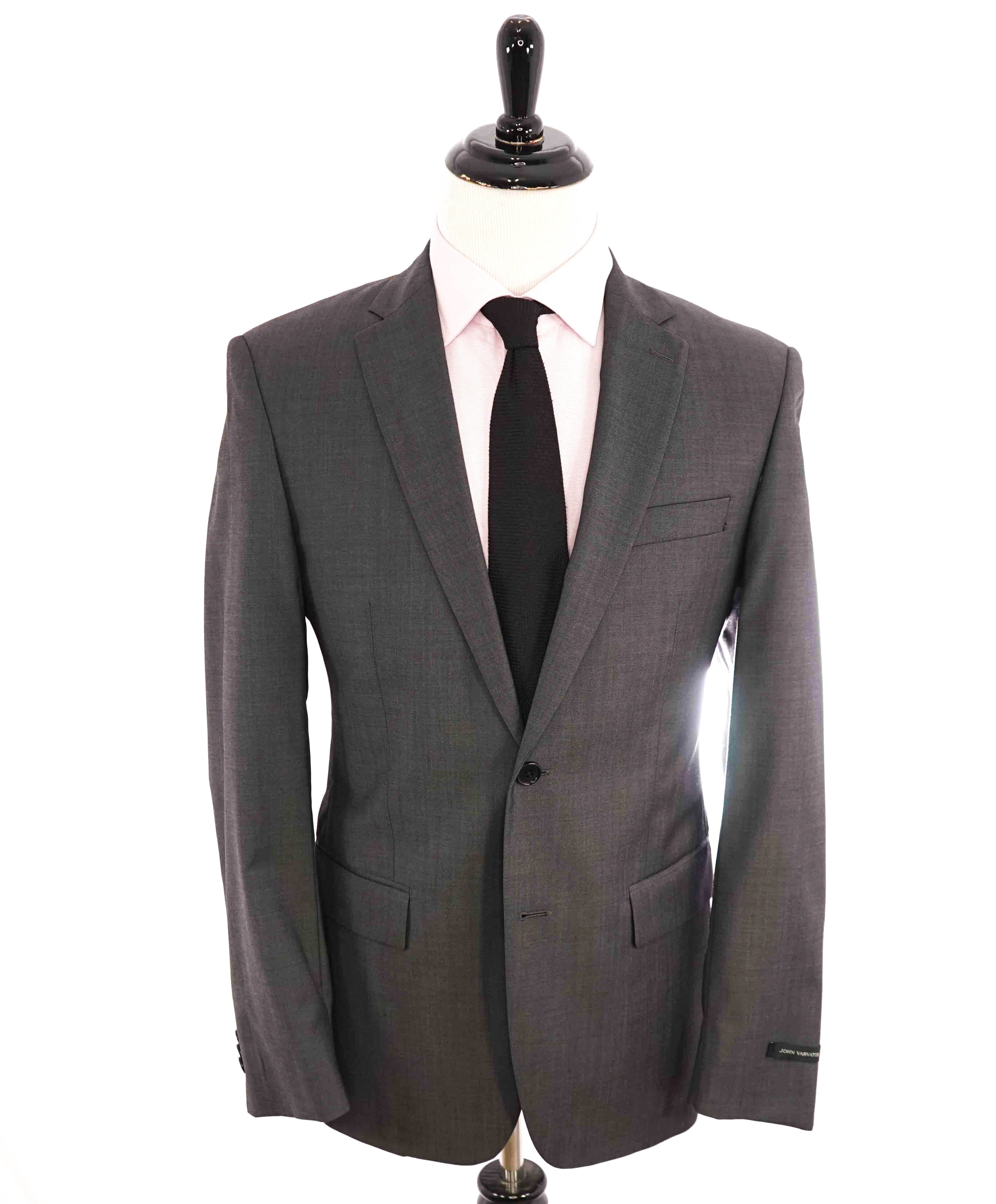 $695 JOHN VARVATOS - *CLOSET STAPLE* Gray Wool Blazer - 40R