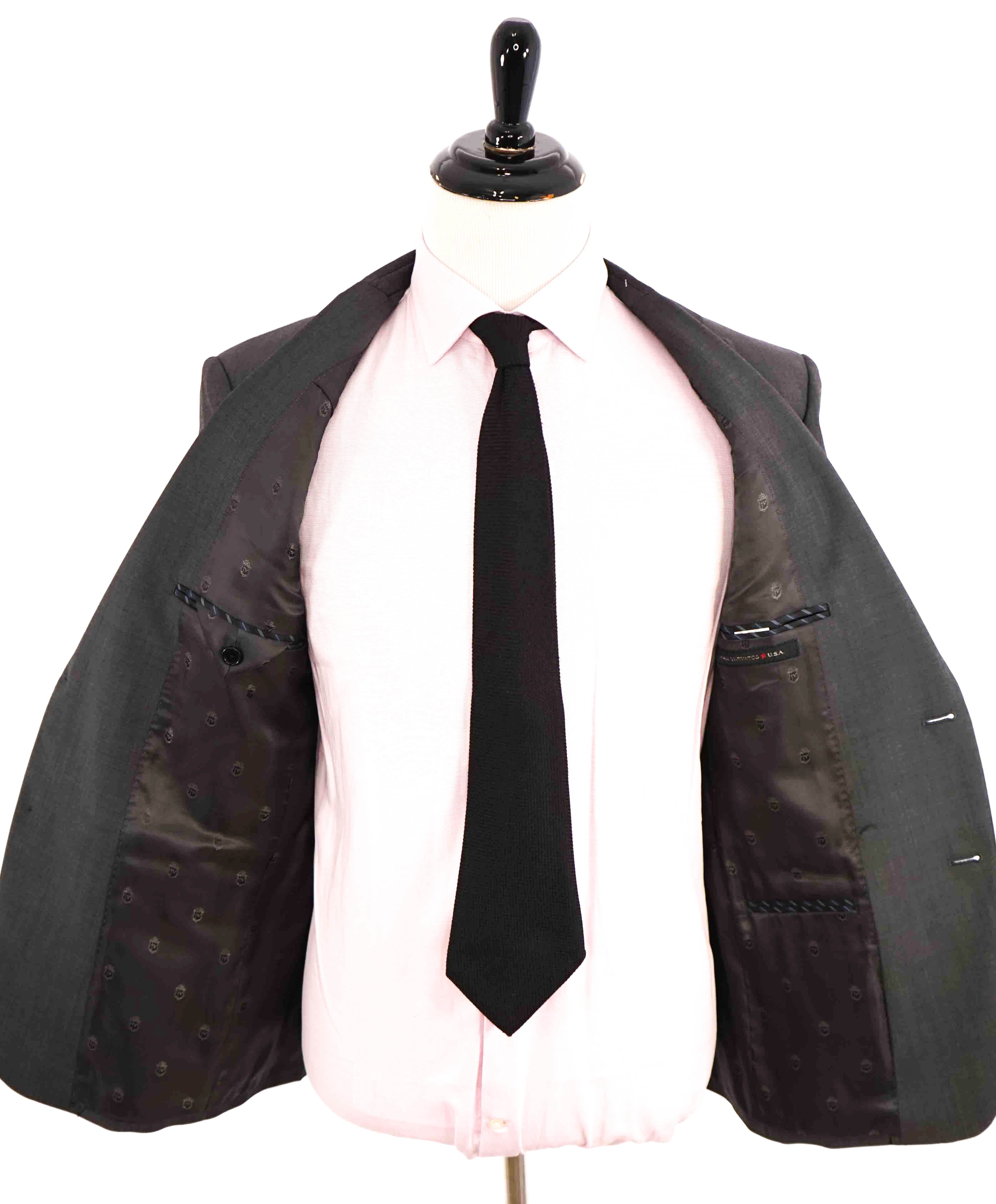 $695 JOHN VARVATOS - *CLOSET STAPLE* Gray Wool Blazer - 40R