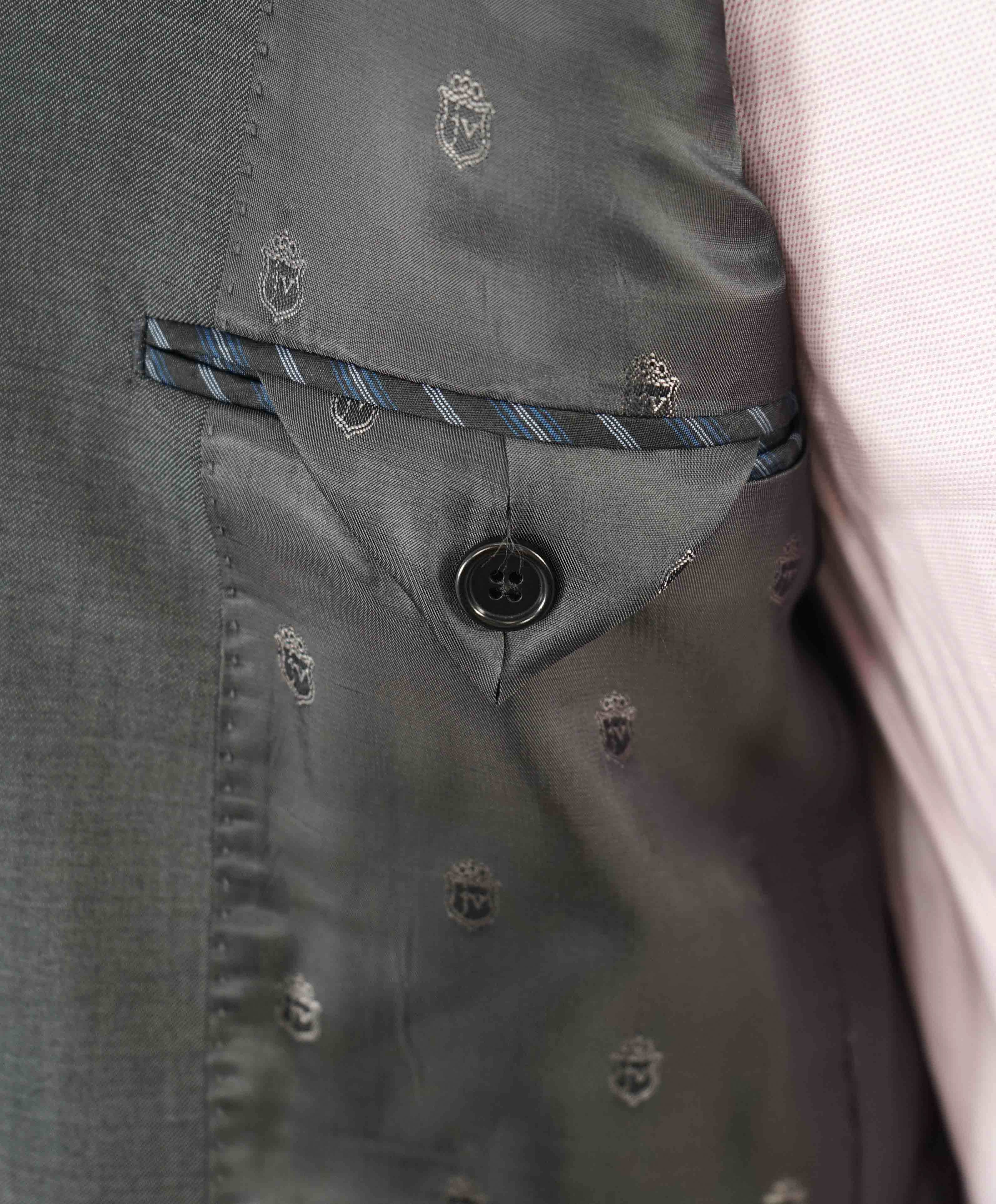 $695 JOHN VARVATOS - *CLOSET STAPLE* Gray Wool Blazer - 40R