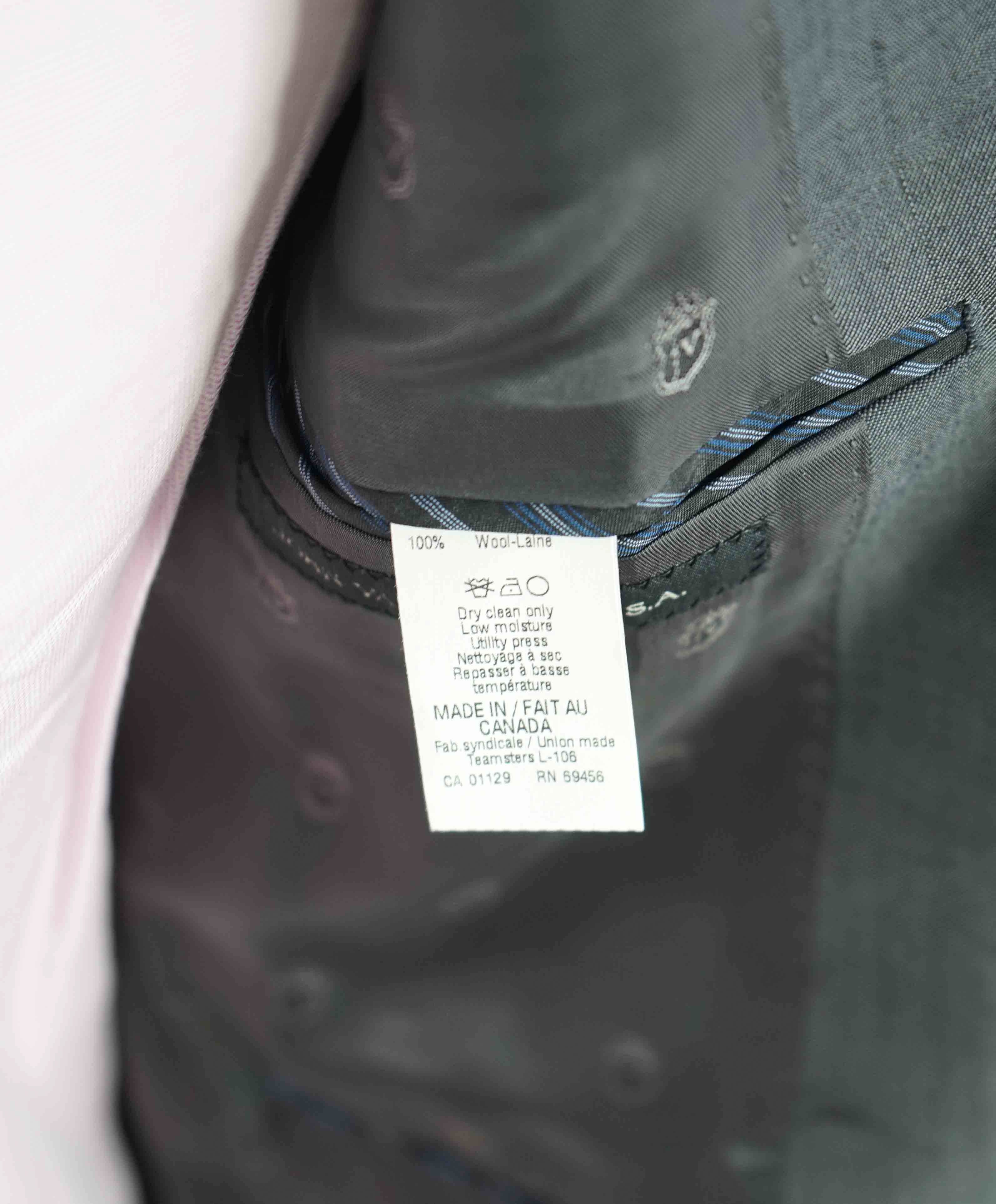 $695 JOHN VARVATOS - *CLOSET STAPLE* Gray Wool Blazer - 40R