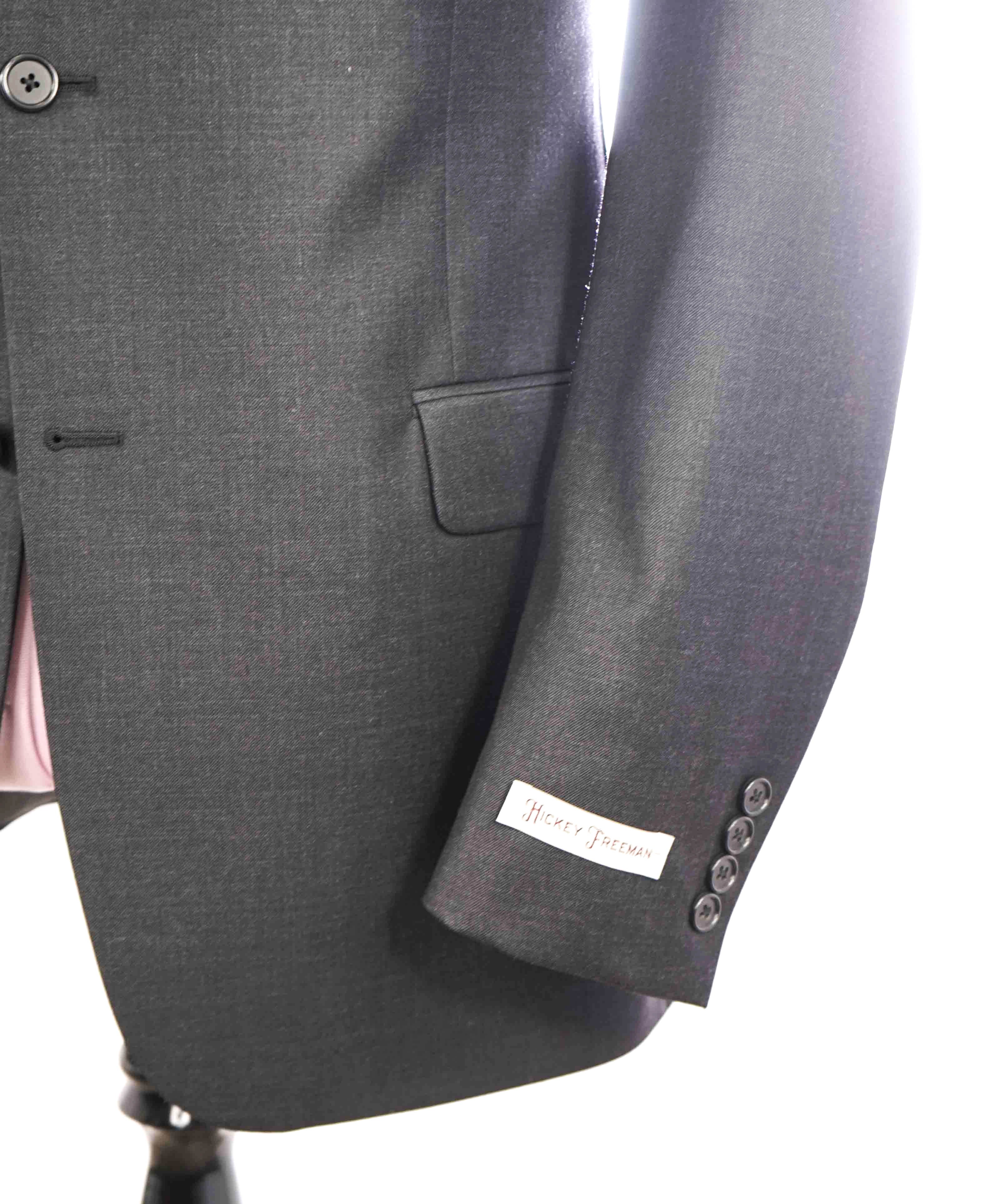 $1,295 HICKEY FREEMAN - *CLOSET STAPLE* Gray Wool Blazer "Milburn ii" - 44L