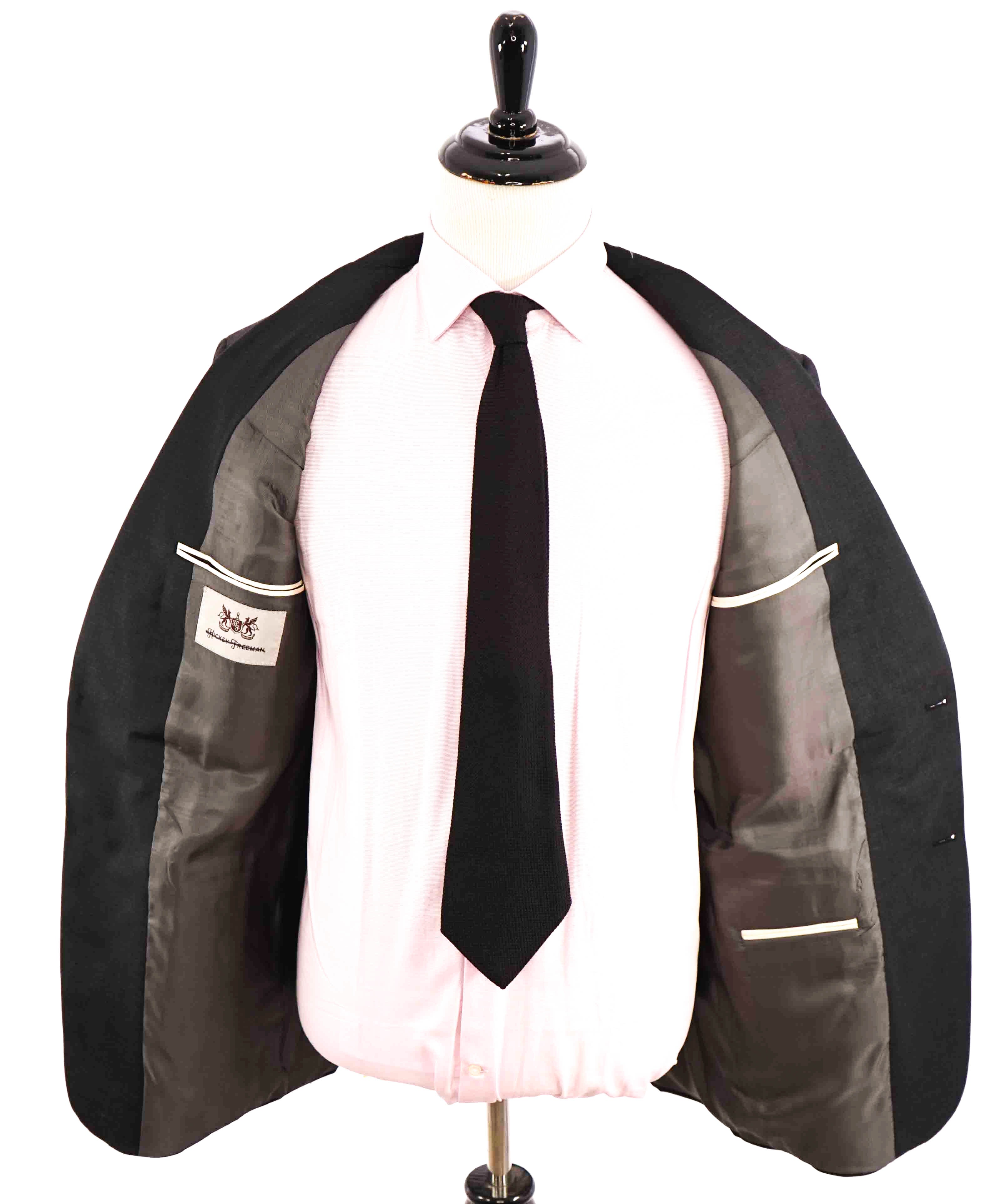 $1,295 HICKEY FREEMAN - *CLOSET STAPLE* Gray Wool Blazer "Milburn ii" - 44L