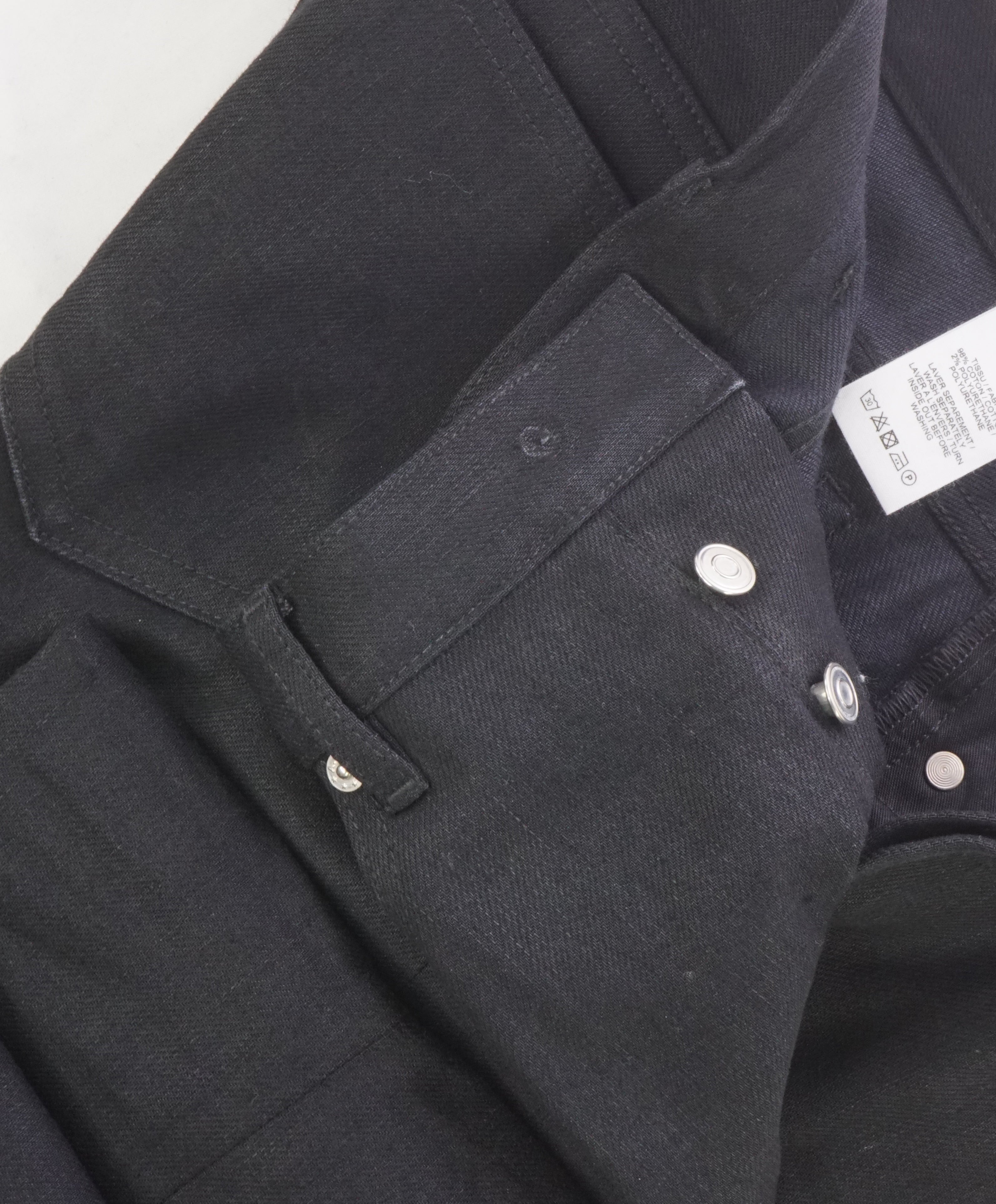 A.P.C. - PETIT NEW STANDARD Black Jeans *Missing Button* - 29W