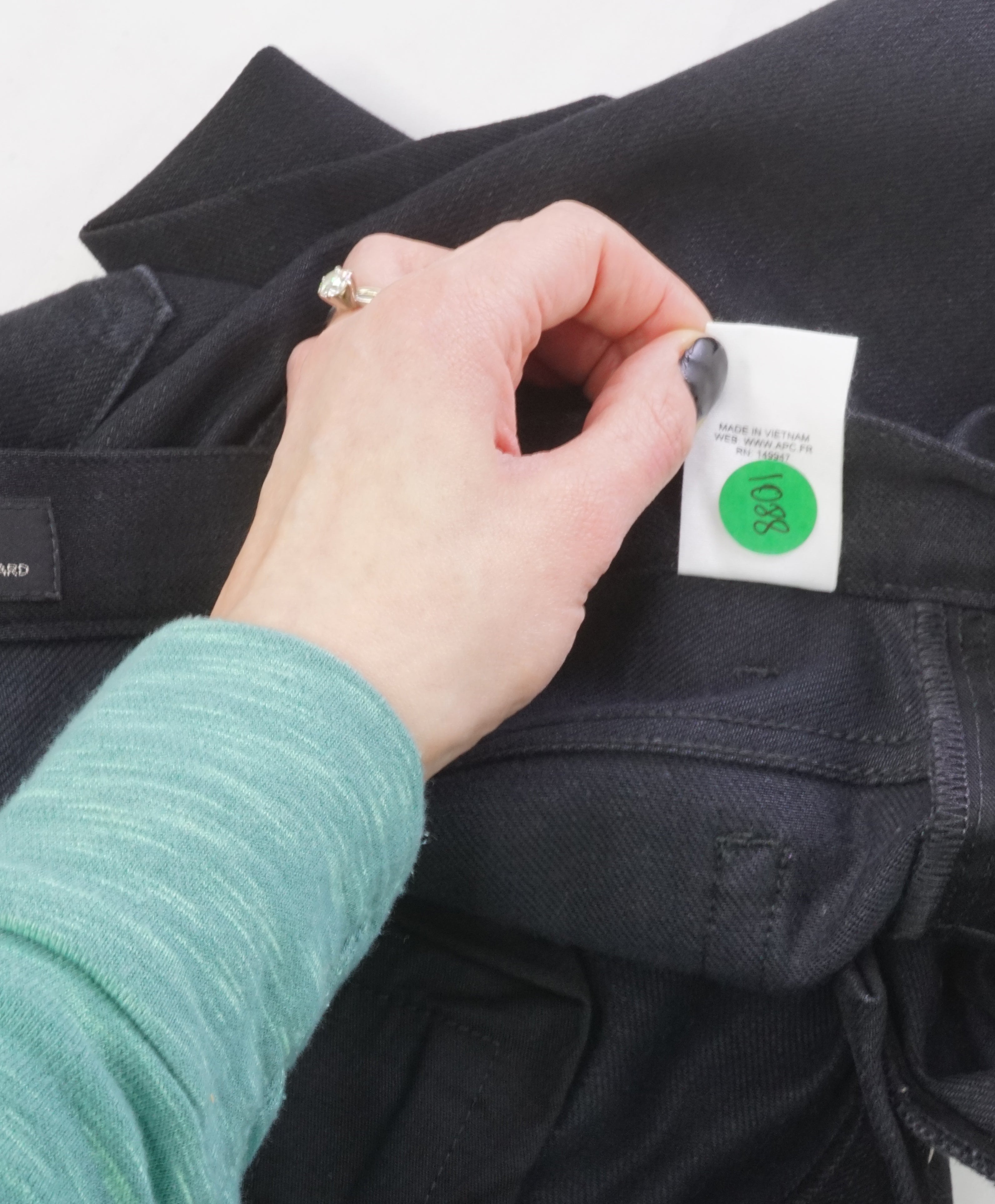 A.P.C. - PETIT NEW STANDARD Black Jeans *Missing Button* - 29W