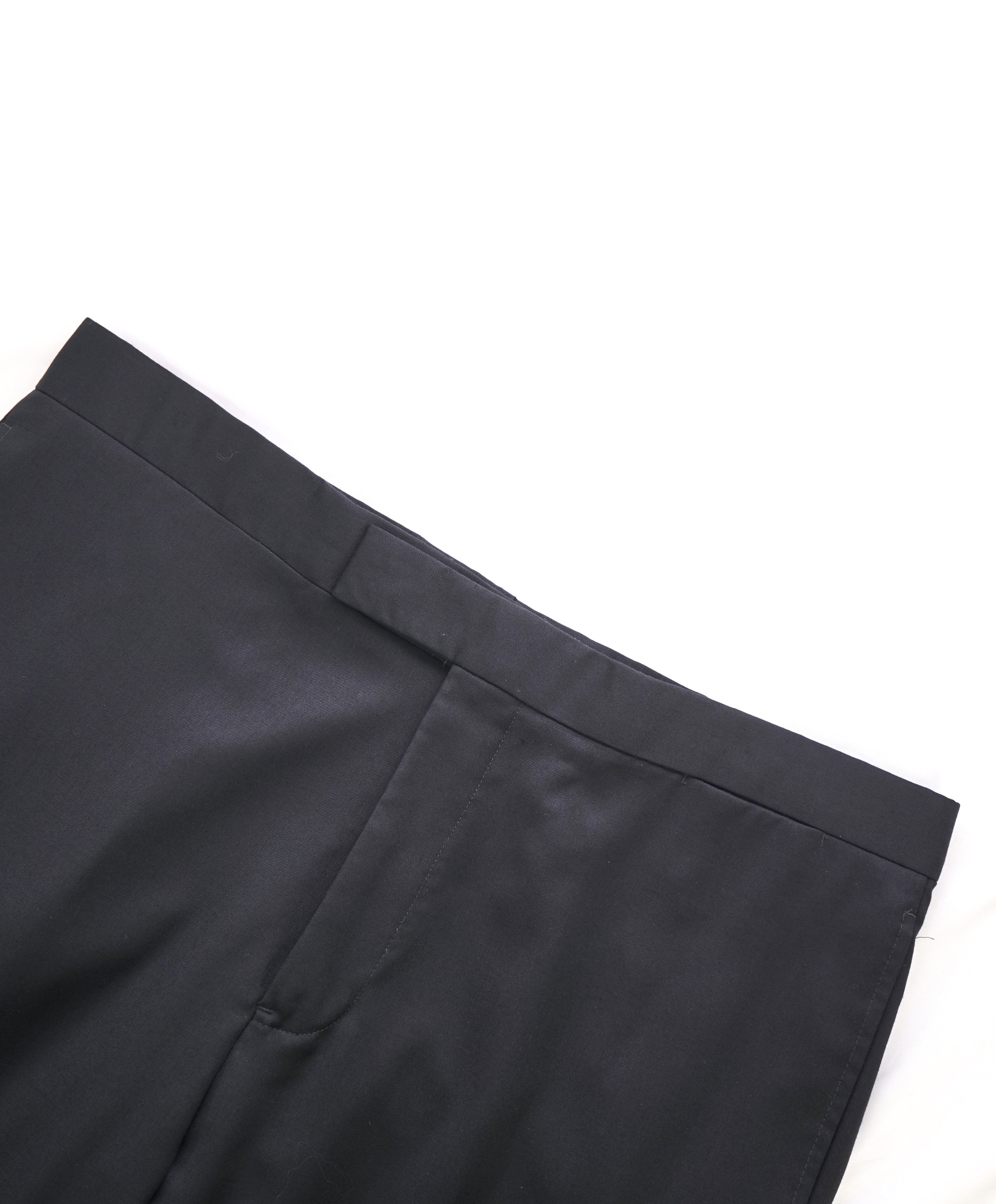 MICHAEL BASTIAN - Black Tuxedo Dinner Flat Front Dress Pants - 33W