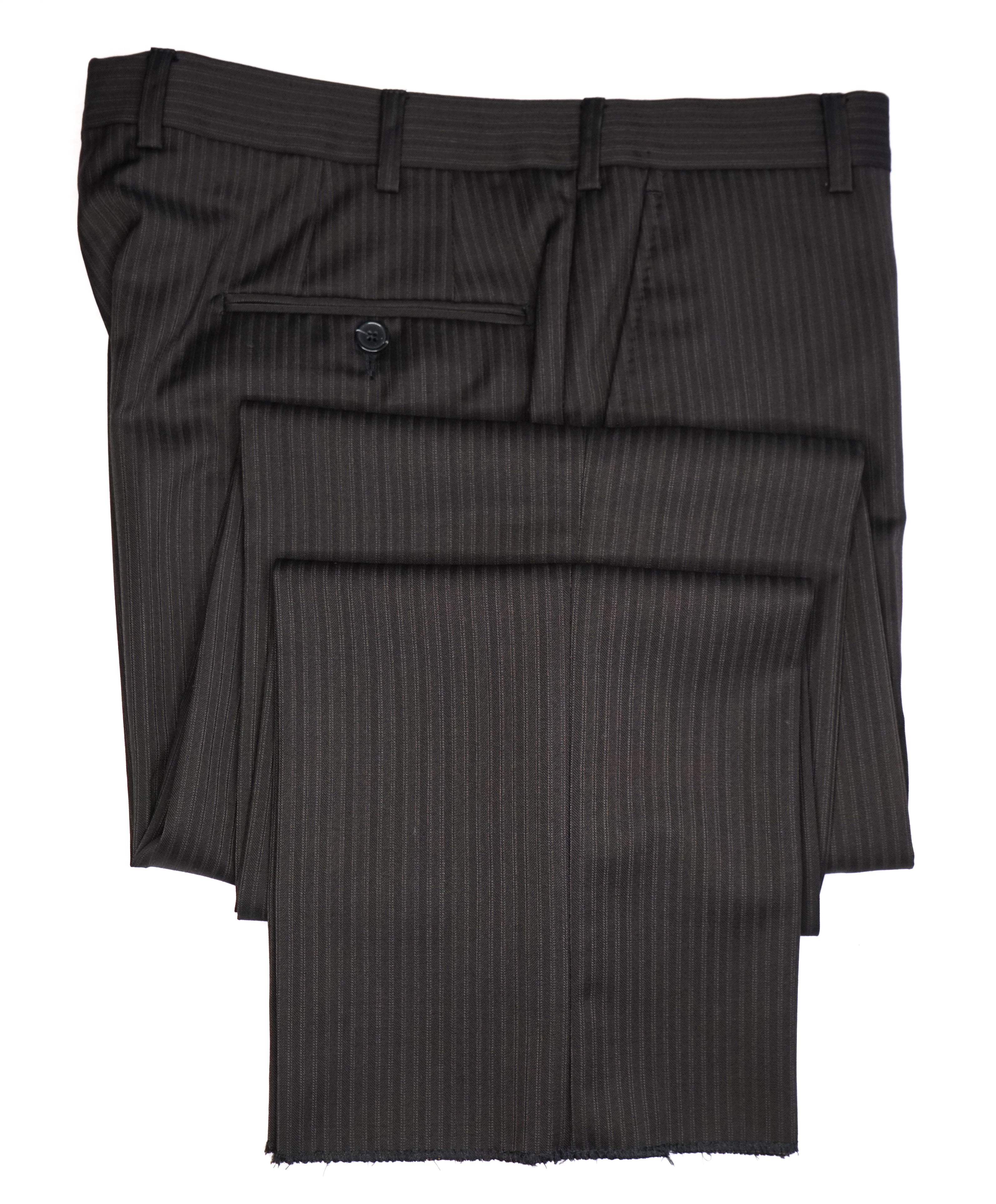 Z ZEGNA - Brown Rope Stripe 2-Button "City Fit/ Natural Comfort" Suit - 42R