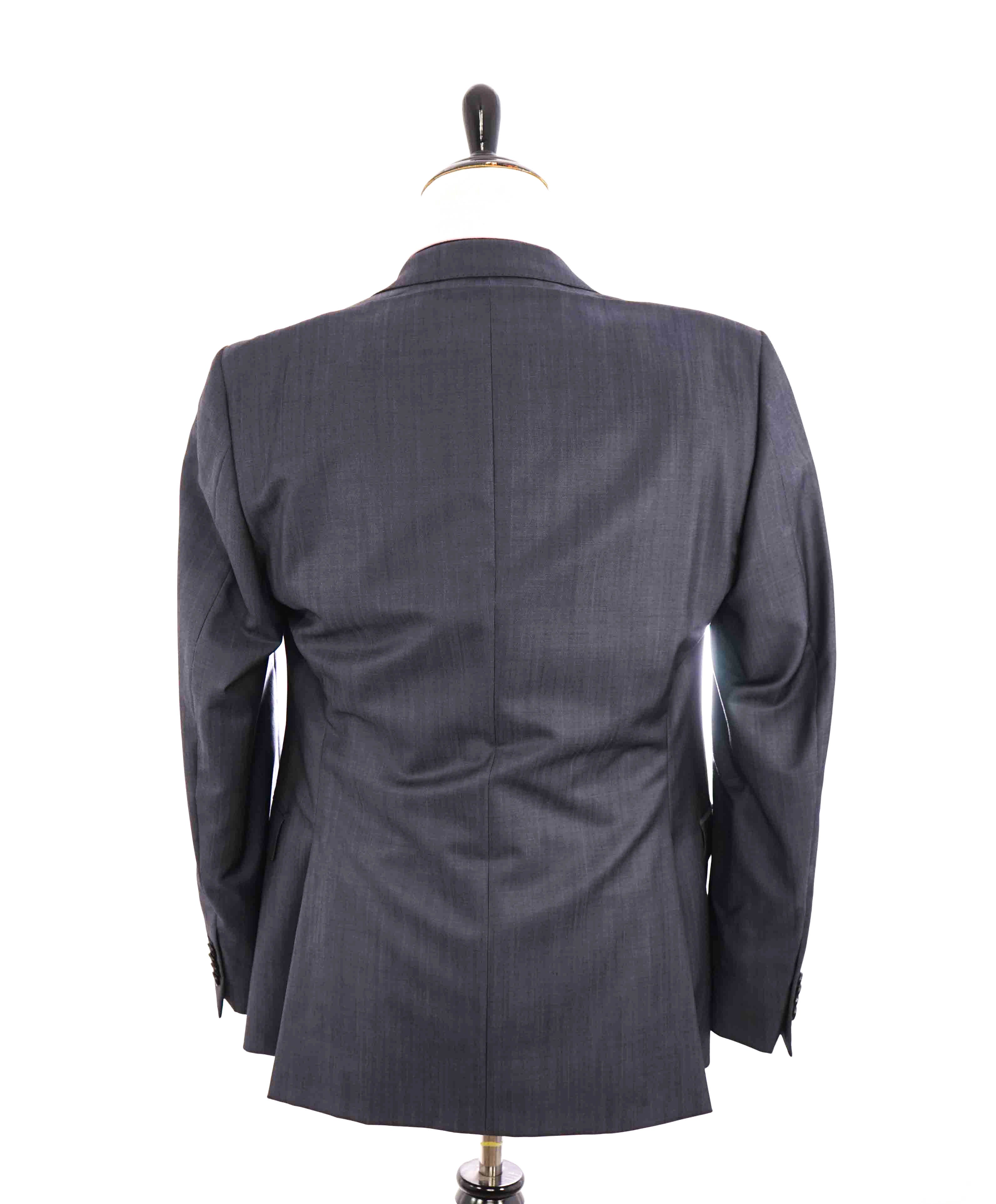 $995 Z ZEGNA - Steel Blue Sharkskin *WOOL / MOHAIR* Blazer - 40R