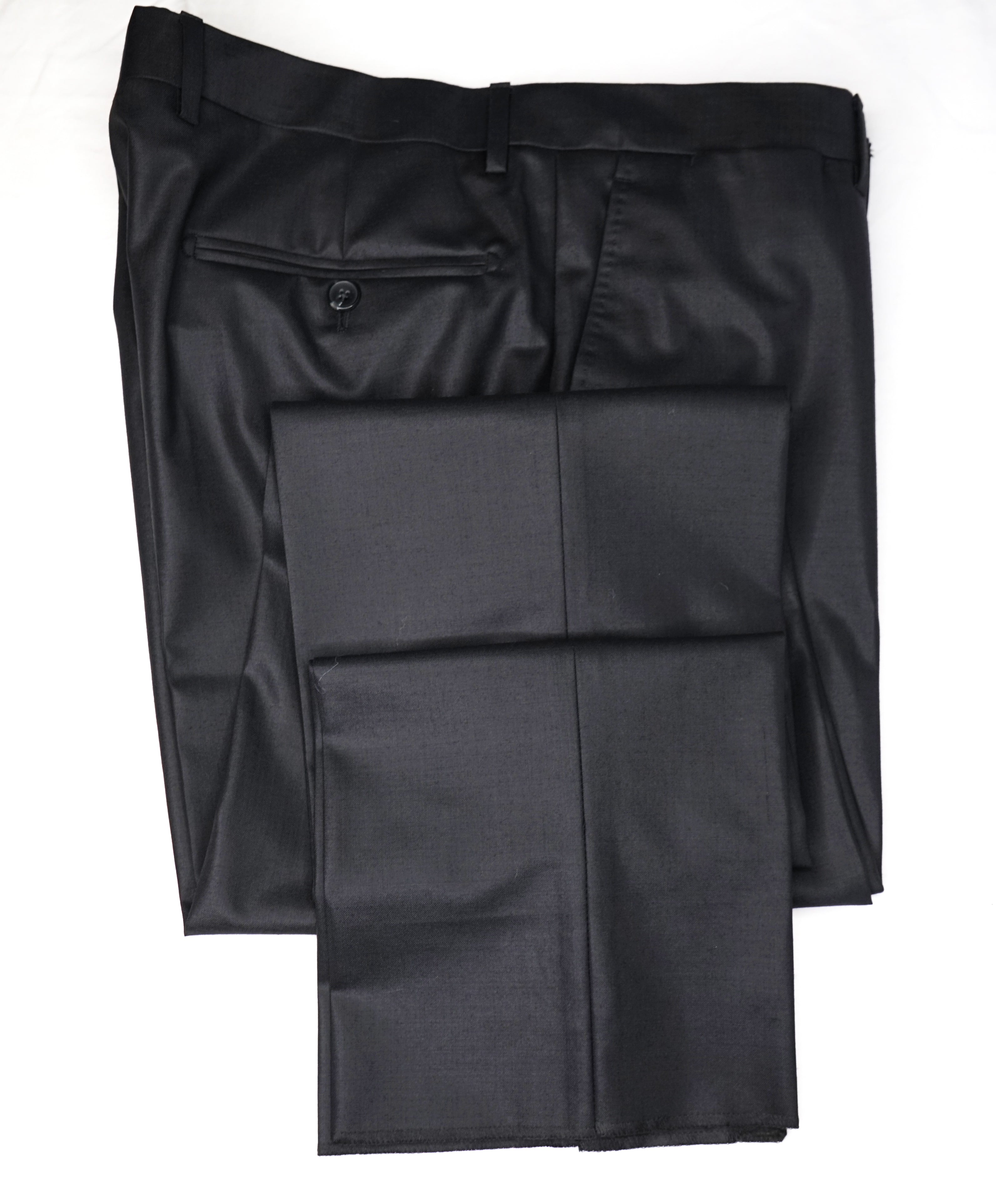 PINO LERARIO 02-05 - By TAGLIATORE 3-Piece Black Slim Sharkskin Suit - 42R