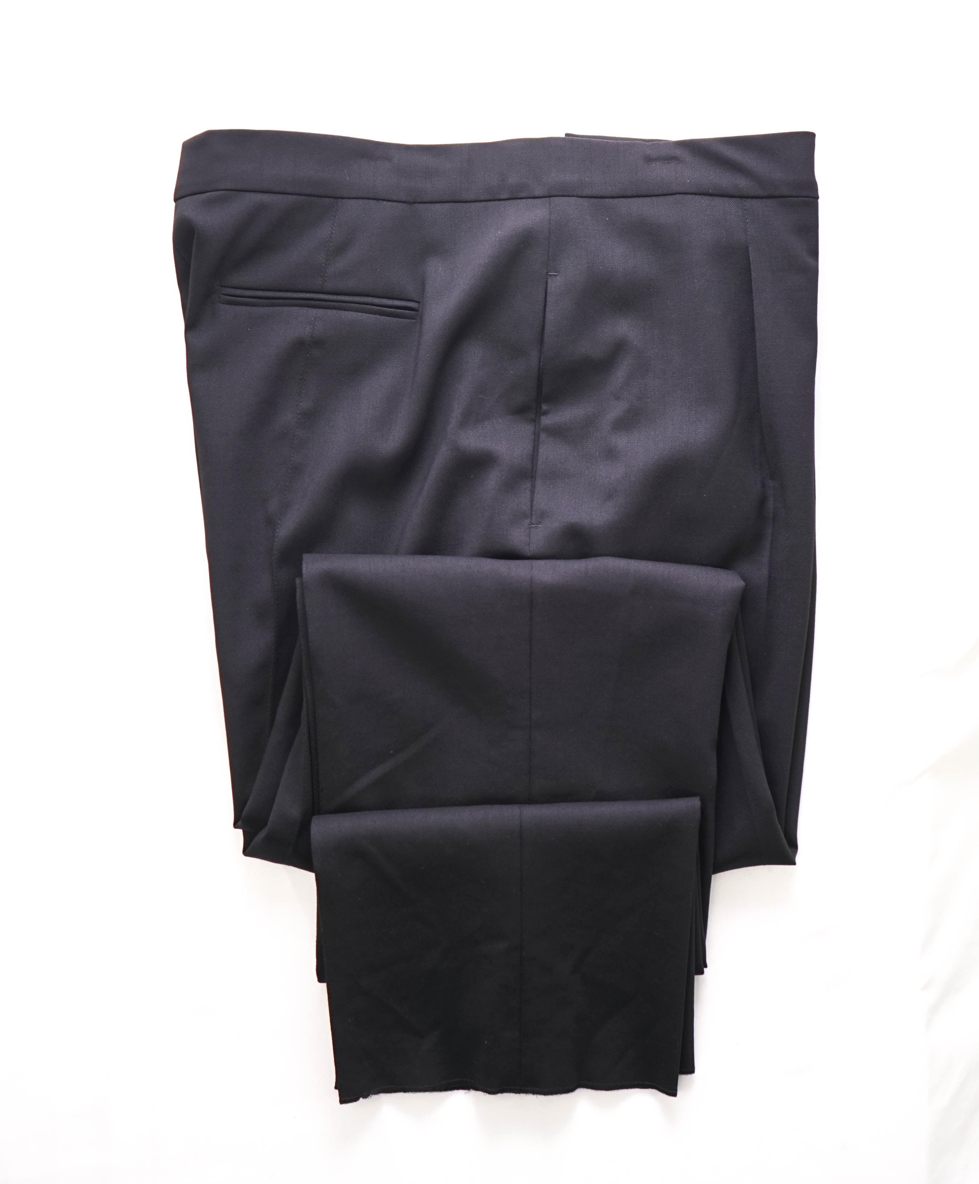 VALENTINO - Wool / Elastane Button Fly VLTN Single Pleat Dress Pants - 34W (50EU)