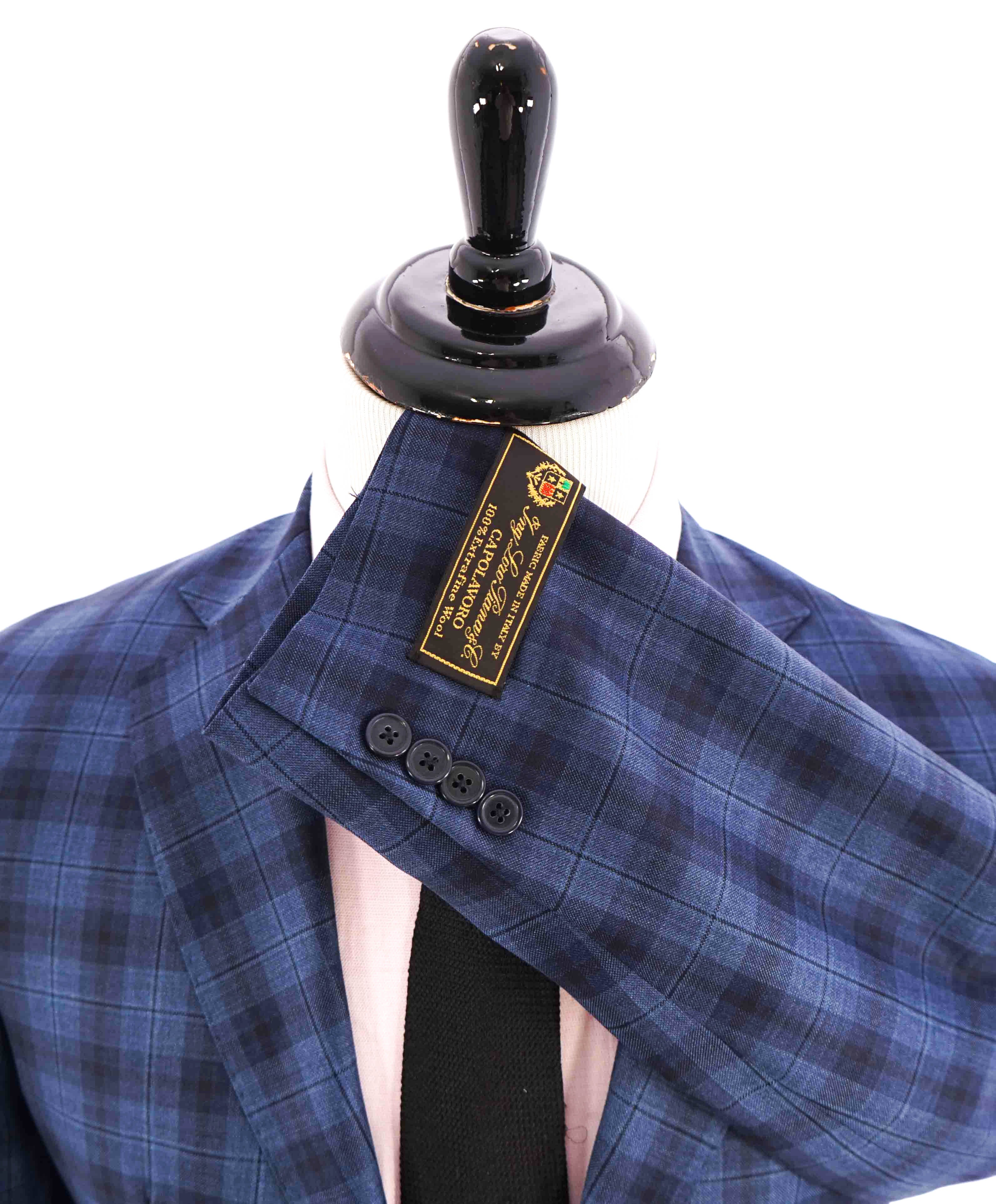 $995 LORO PIANA - MOVIMENTO “CAPOLAVORO” Extra Fine Black Blazer- 38R
