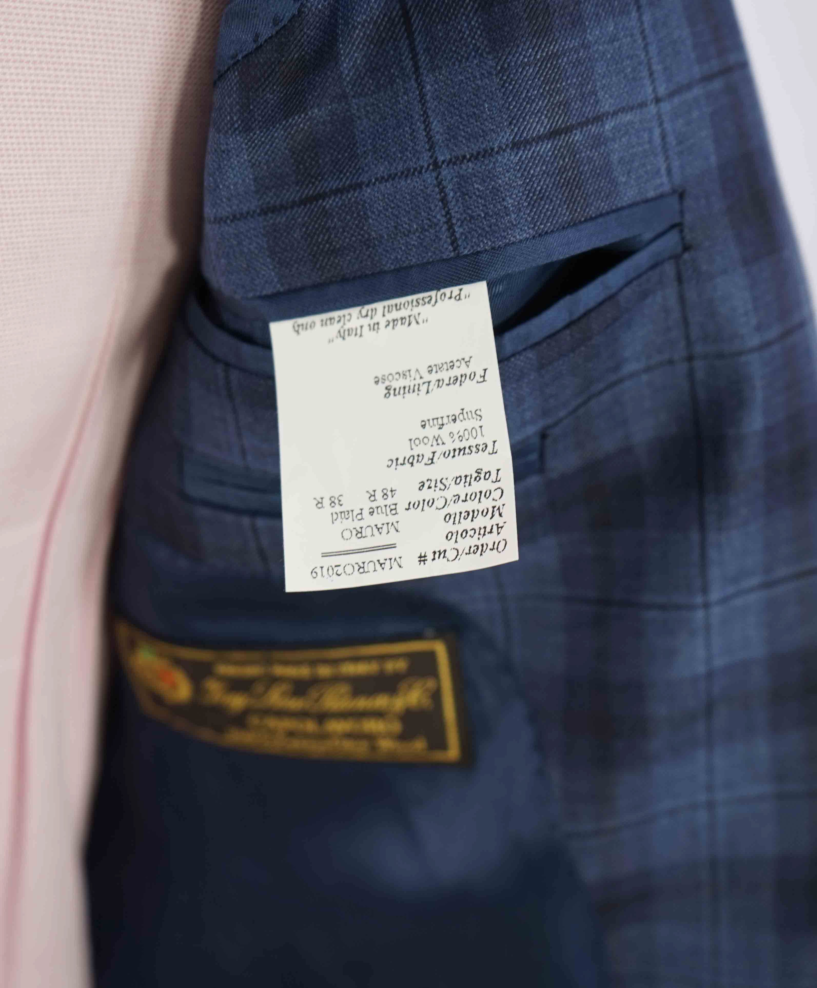 $995 LORO PIANA - MOVIMENTO “CAPOLAVORO” Extra Fine Black Blazer- 38R