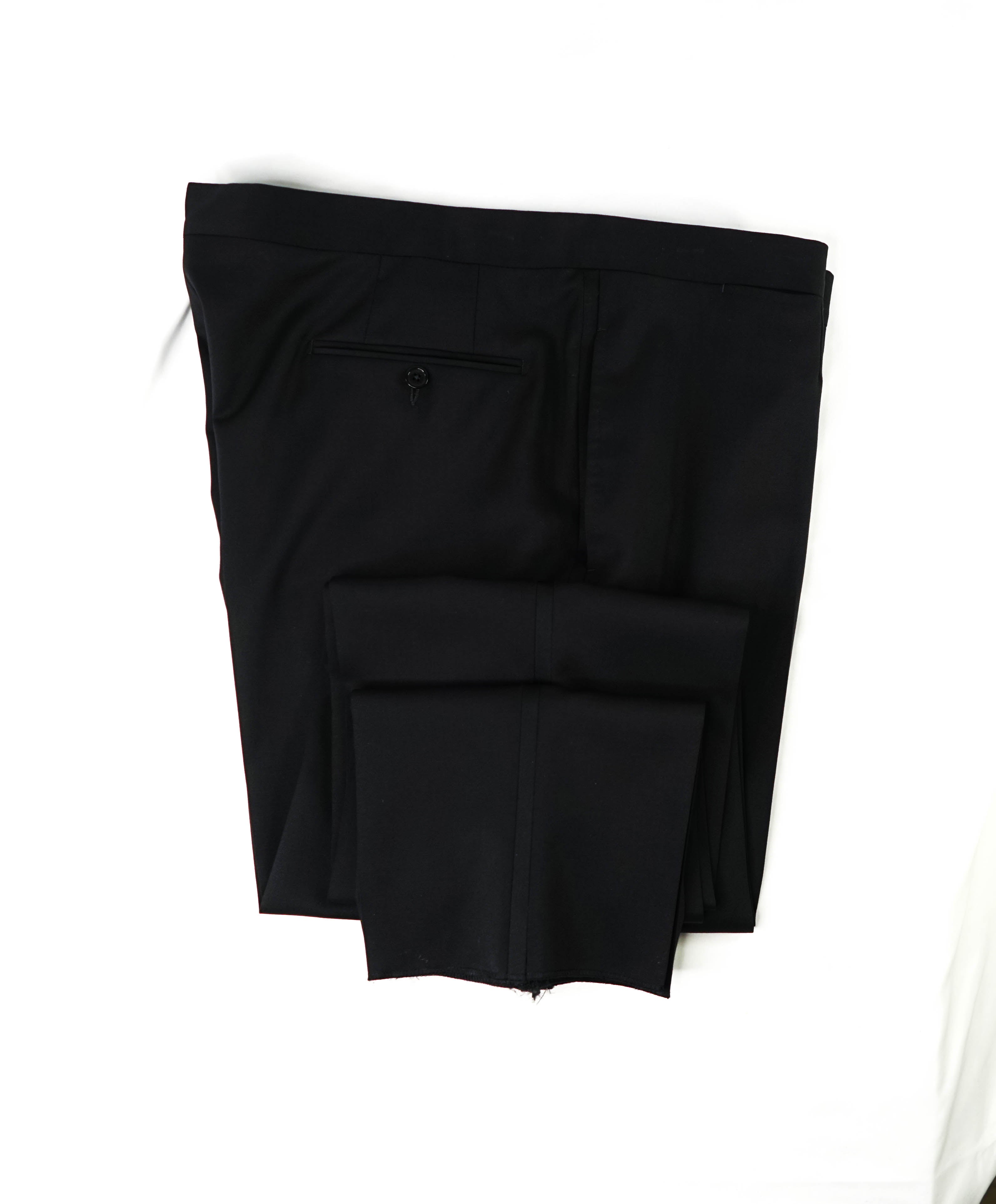 ERMENEGILDO ZEGNA - "MILA" Black Tuxedo Premium Dress Dinner Pants - 40W (58EU)