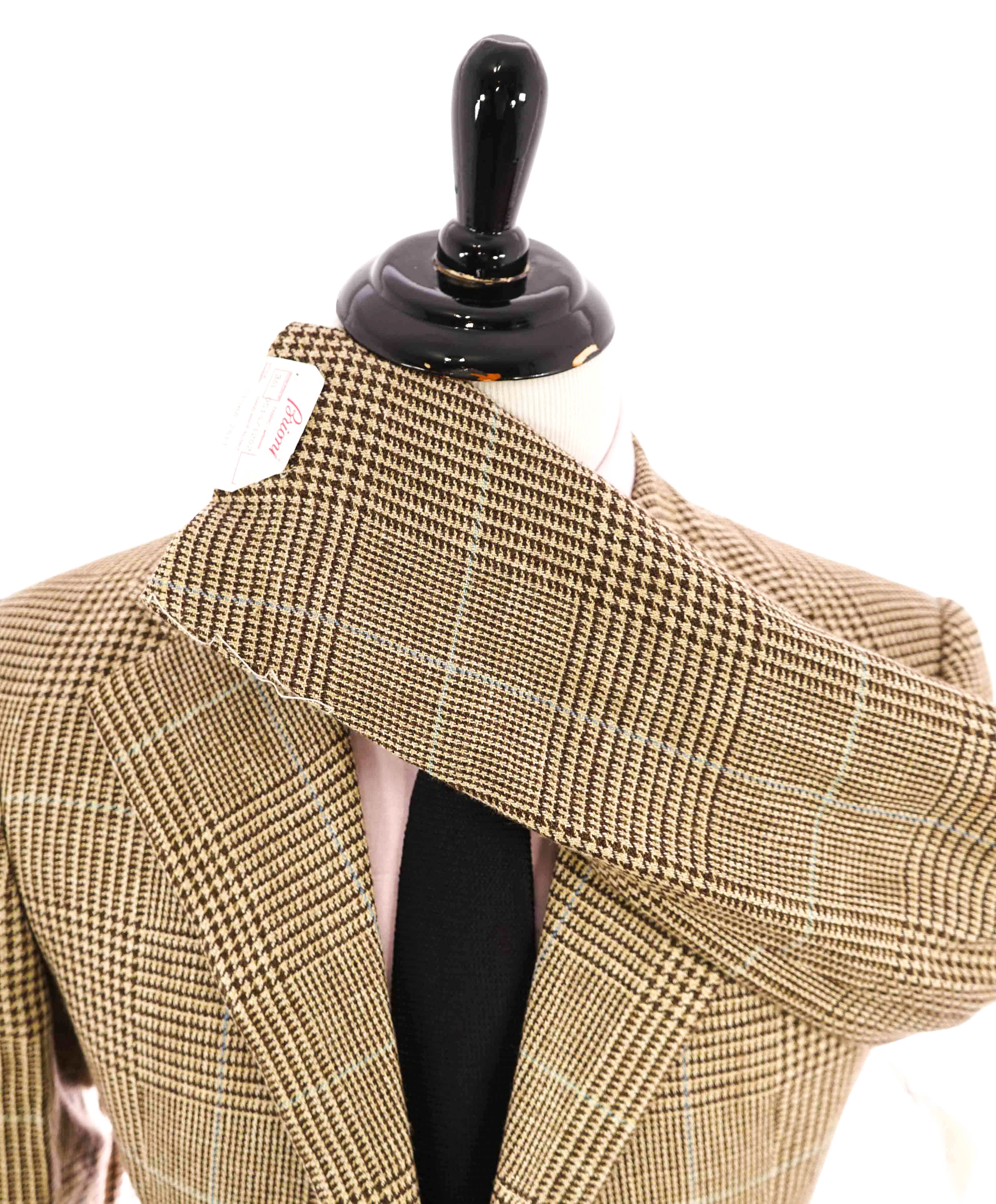 $5,495 BRIONI -"PARLAMENTO"  BROWN/BLUE Light Wool Blazer Italy - 42L NWD
