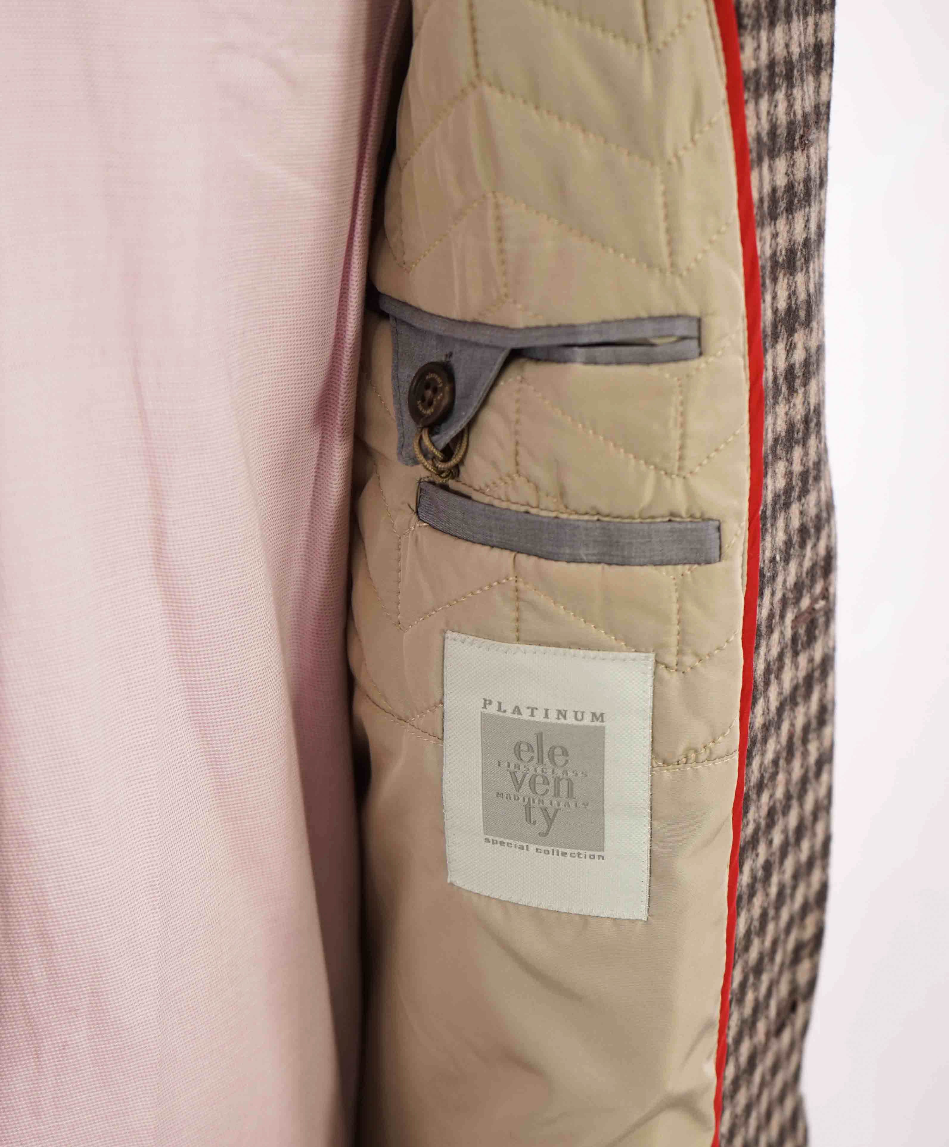 $3,495 ELEVENTY -ERMENEGILDO ZEGNA *14 Microns* Cashmere Wool Coat- 40R