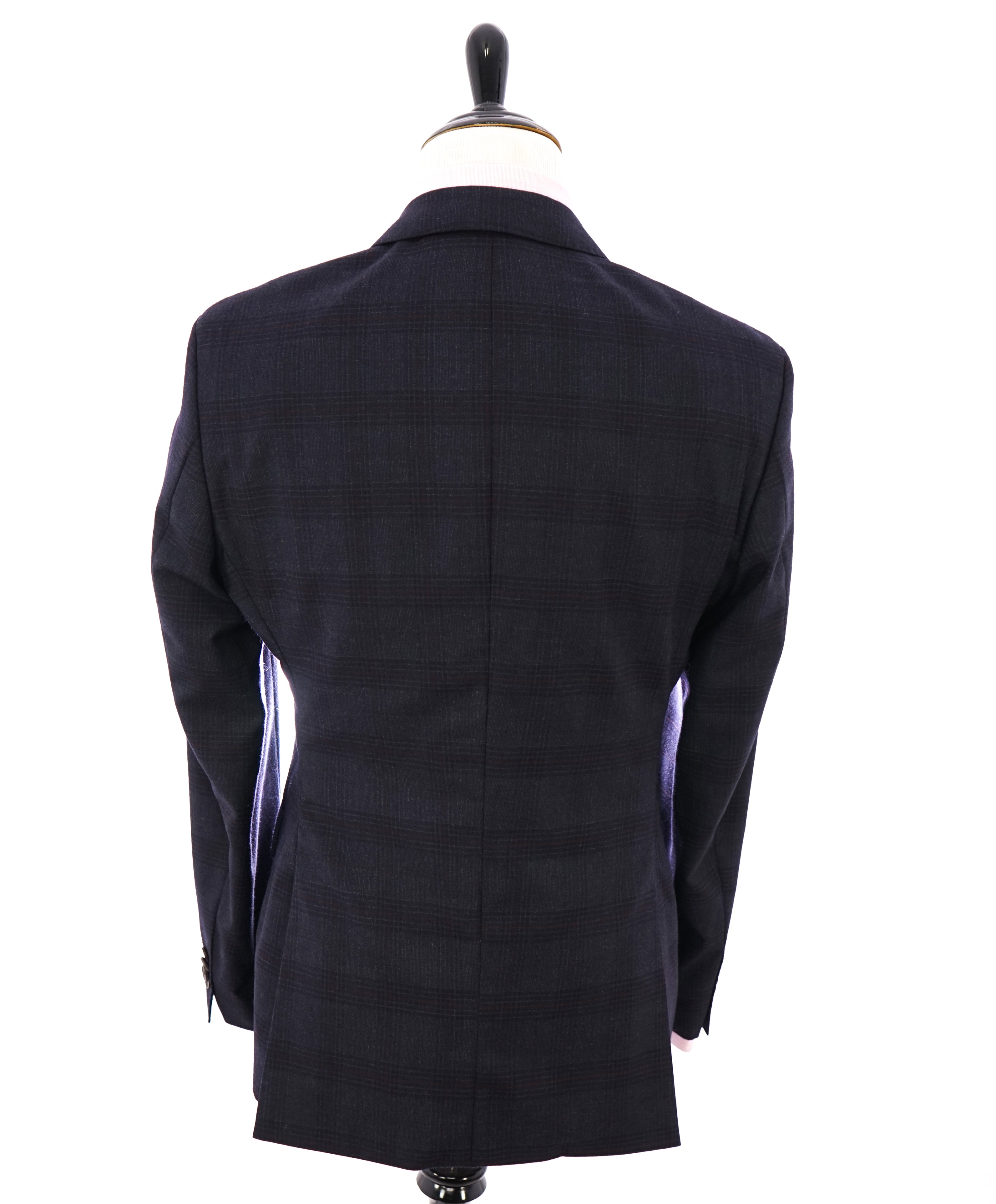 HUGO BOSS - Blue & Red Plaid Check "The Grand/Central US" Blazer - 42R
