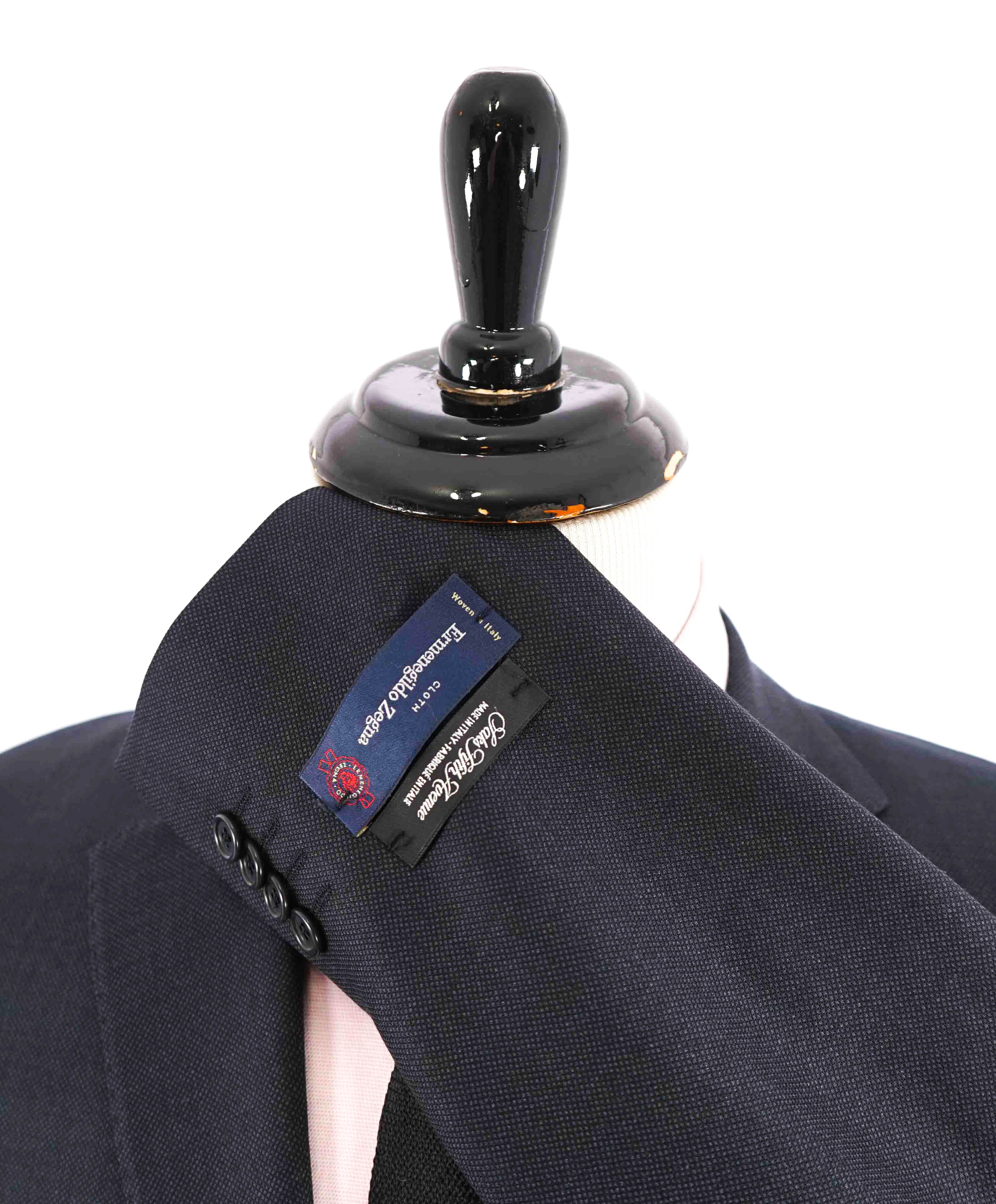 $995 ERMENEGILDO ZEGNA - By SAKS FIFTH AVENUE Blue Wool Blazer- 40R