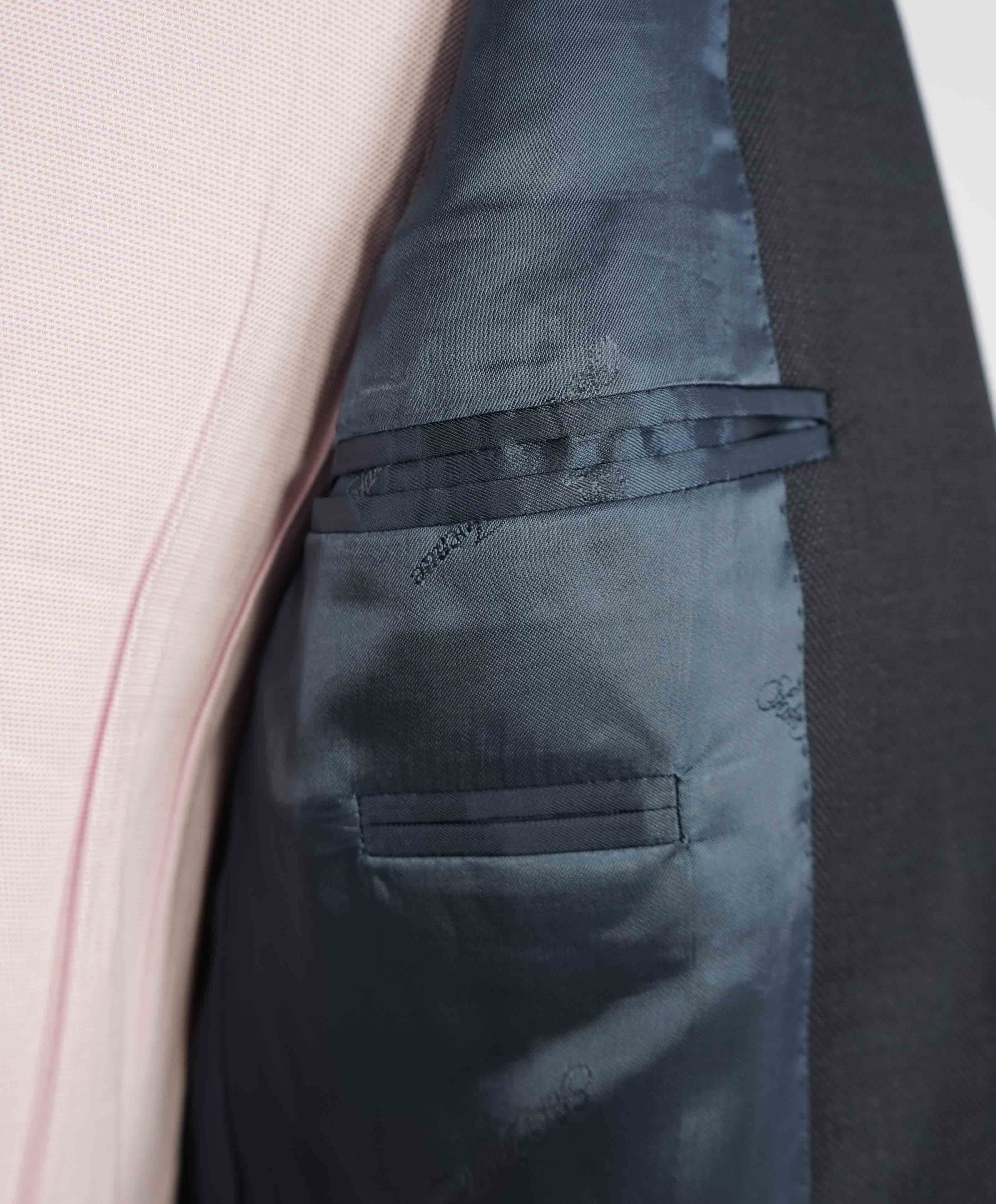 $995 ERMENEGILDO ZEGNA - By SAKS FIFTH AVENUE Blue Wool Blazer- 40R