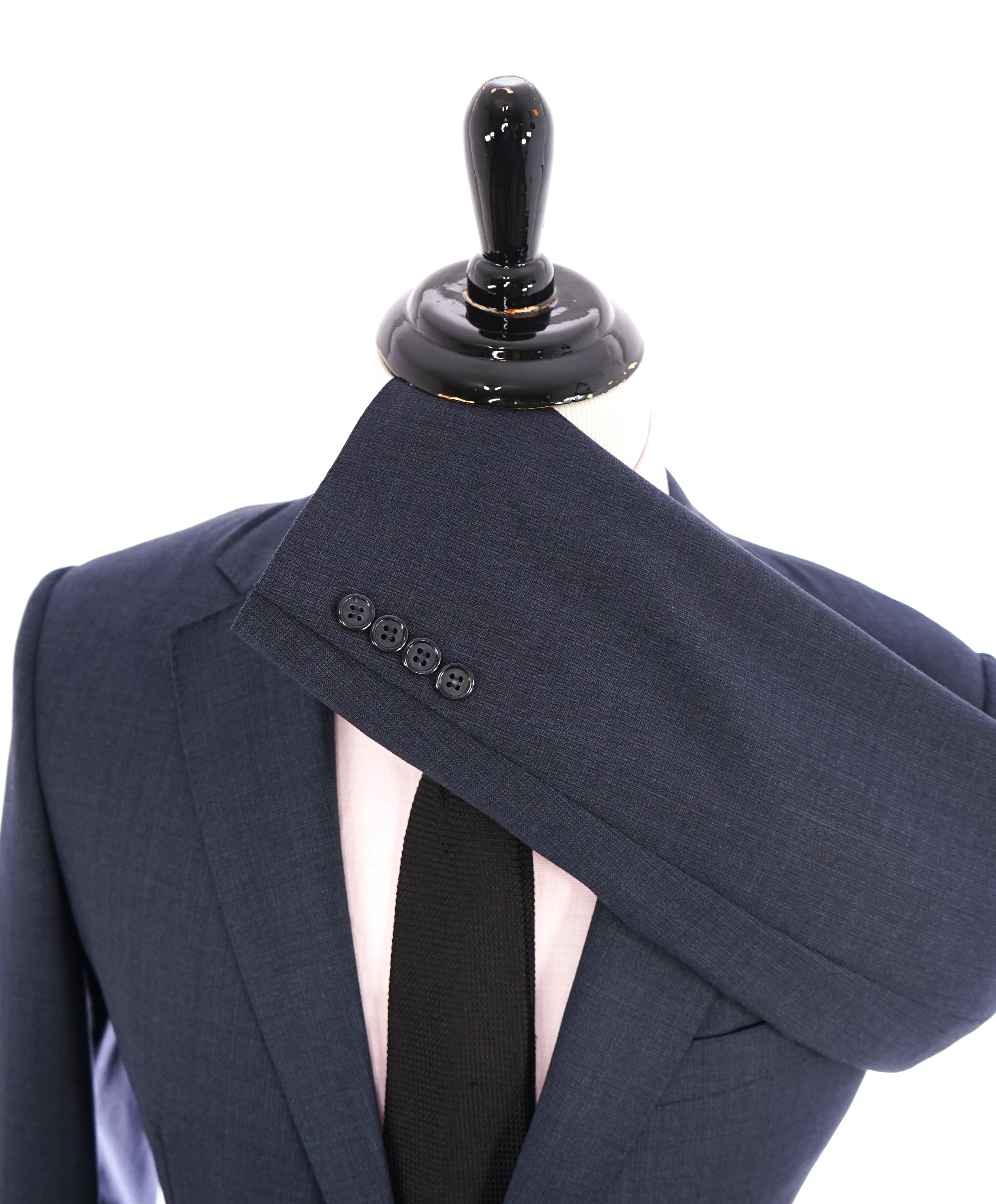 SAMUELSOHN - "SB YARDLEY" Blue Micro Check Super 130's Suit - 40R
